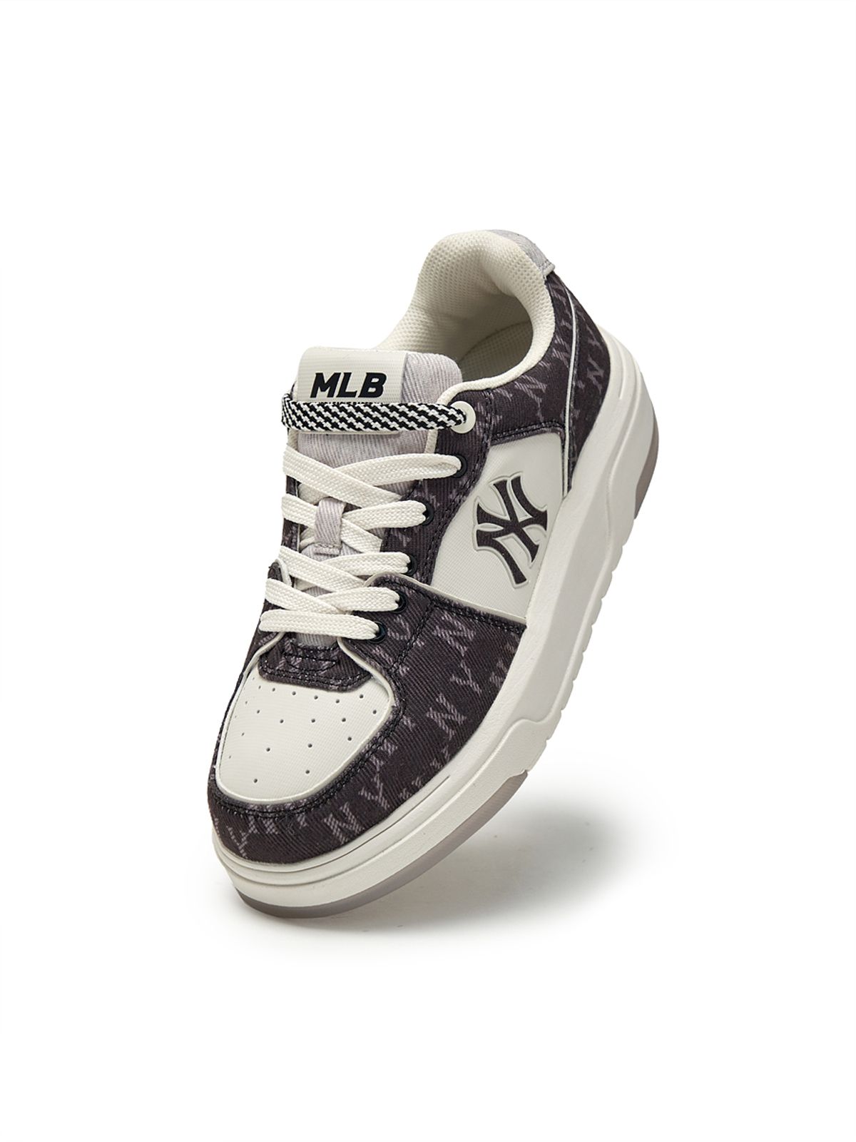 엠엘비(MLB) 청키라이너 데님 모노그램 SL NY (Black)