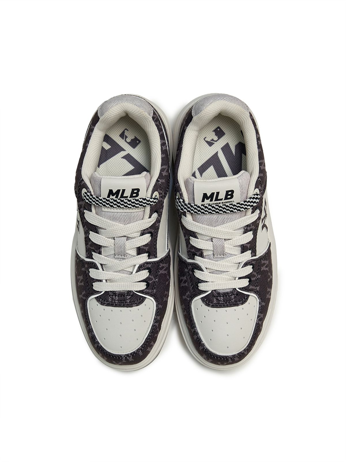 엠엘비(MLB) 청키라이너 데님 모노그램 SL NY (Black)