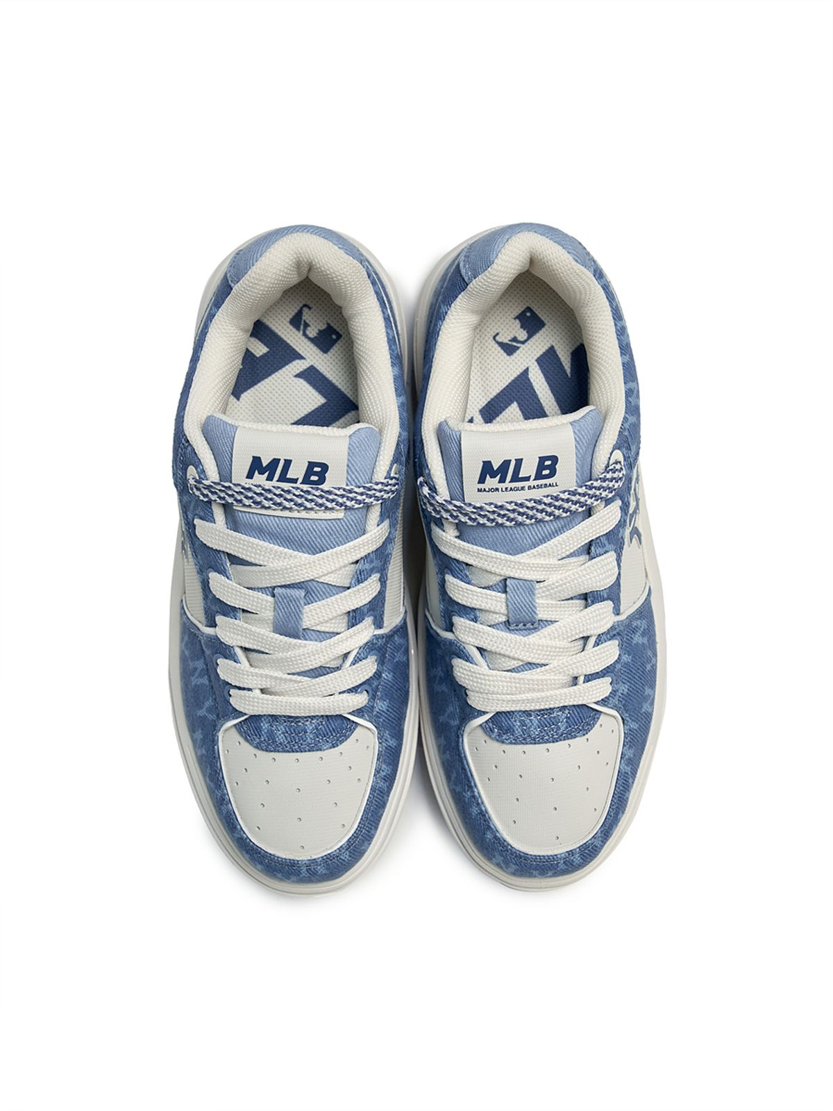 엠엘비(MLB) 청키라이너 데님 모노그램 SL NY (D.Blue)