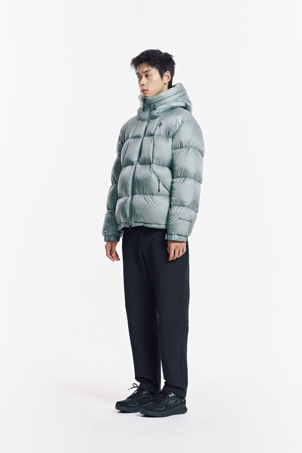 스케쳐스(SKECHERS) 남성 립스탑 다운 자켓_SP3MDCFW021