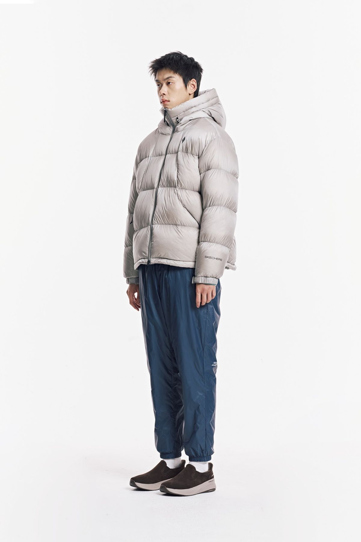 스케쳐스(SKECHERS) 남성 립스탑 다운 자켓_SP3MDCFW022