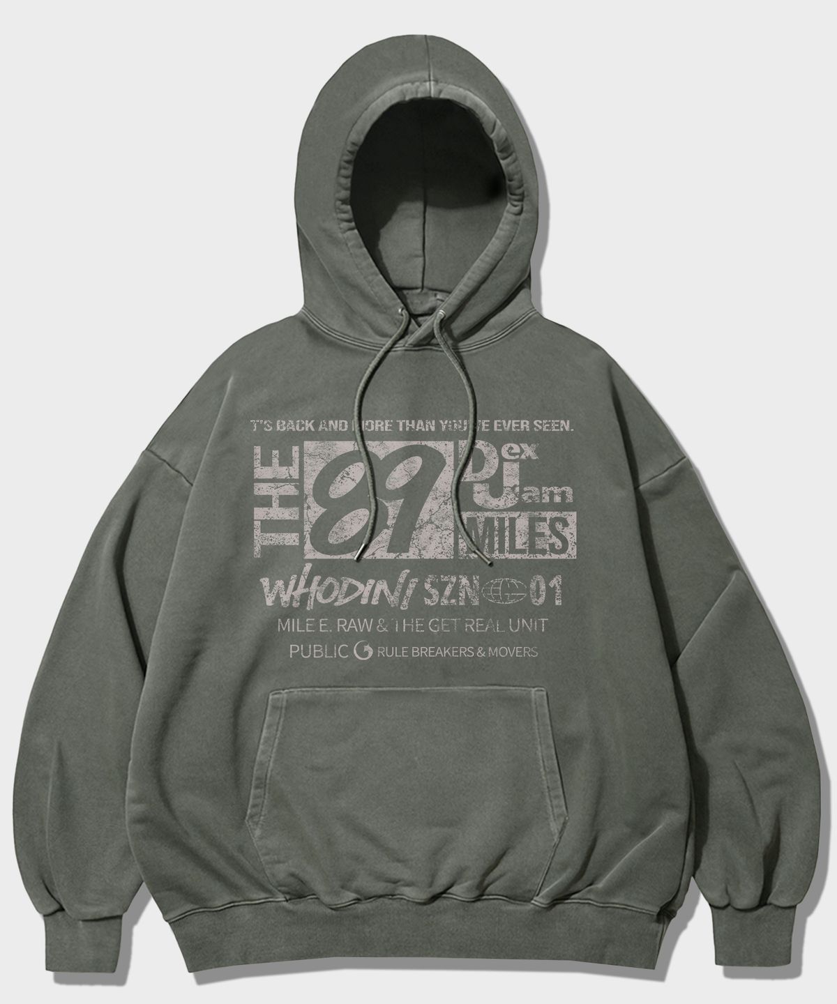 더마일(THEMILE) THEMILE89 HOODIE [PIGMENT KHAKI]