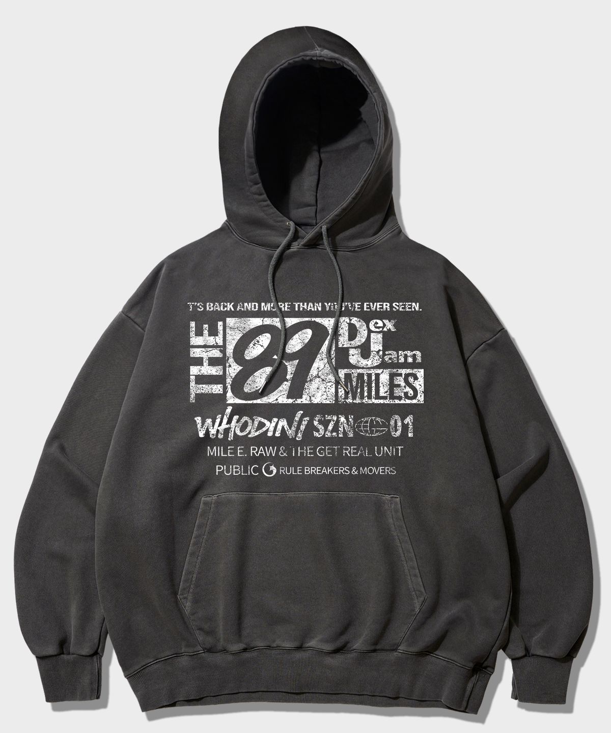 더마일(THEMILE) THEMILE89 HOODIE [PIGMENT D.GRAY]