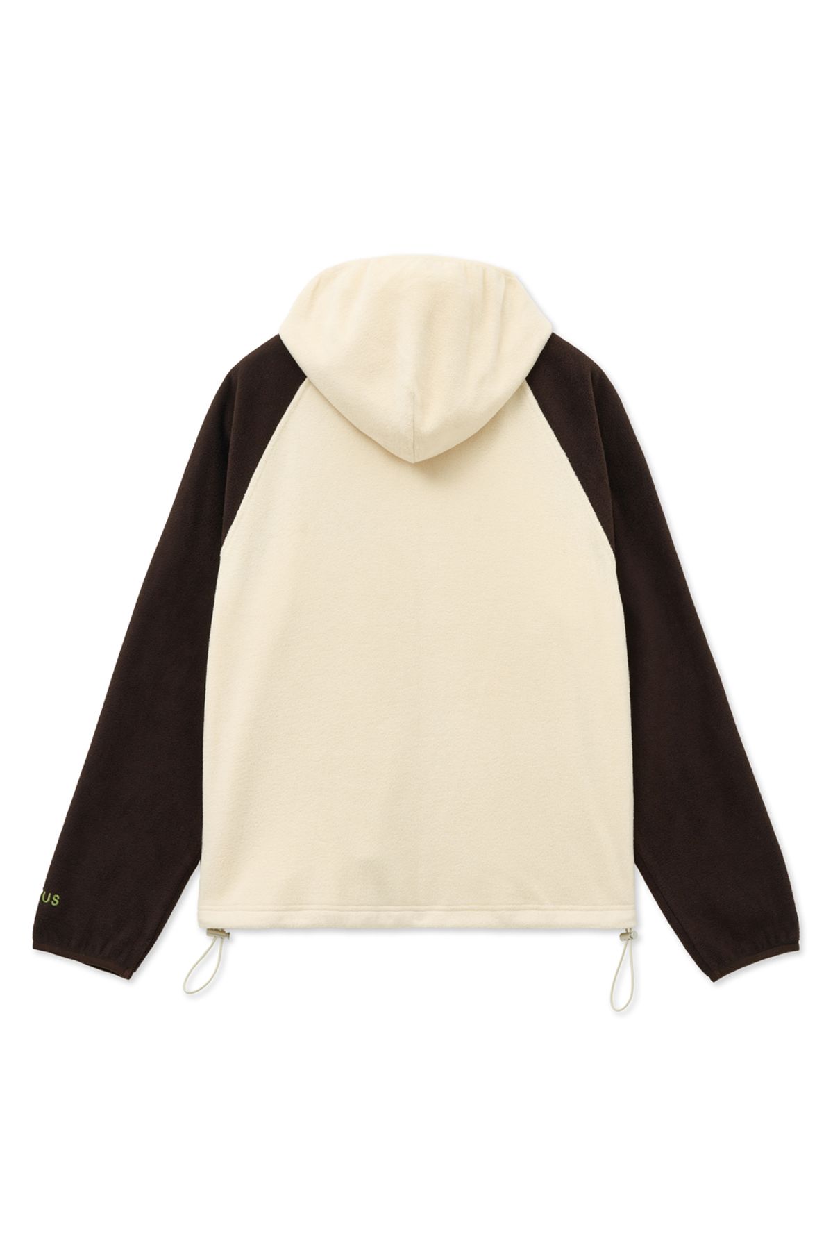 캑터스도넛마켓(CACTUSDONUTMARKET) Star Embroidery Fleece Hood Zip-up Jacket-Cream