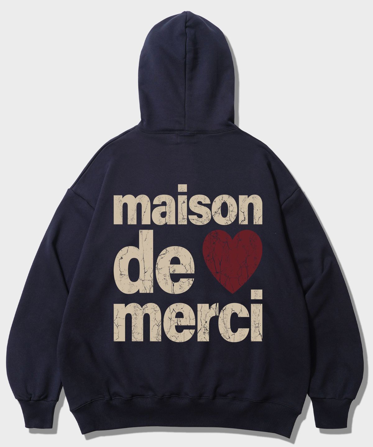 더마일(THEMILE) MAISON DE MERCI MILE  HOODIE [NAVY]