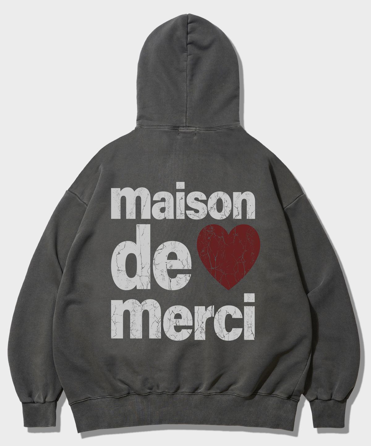 더마일(THEMILE) MAISON DE MERCI MILE  HOODIE [PIGMENT D.GRAY]