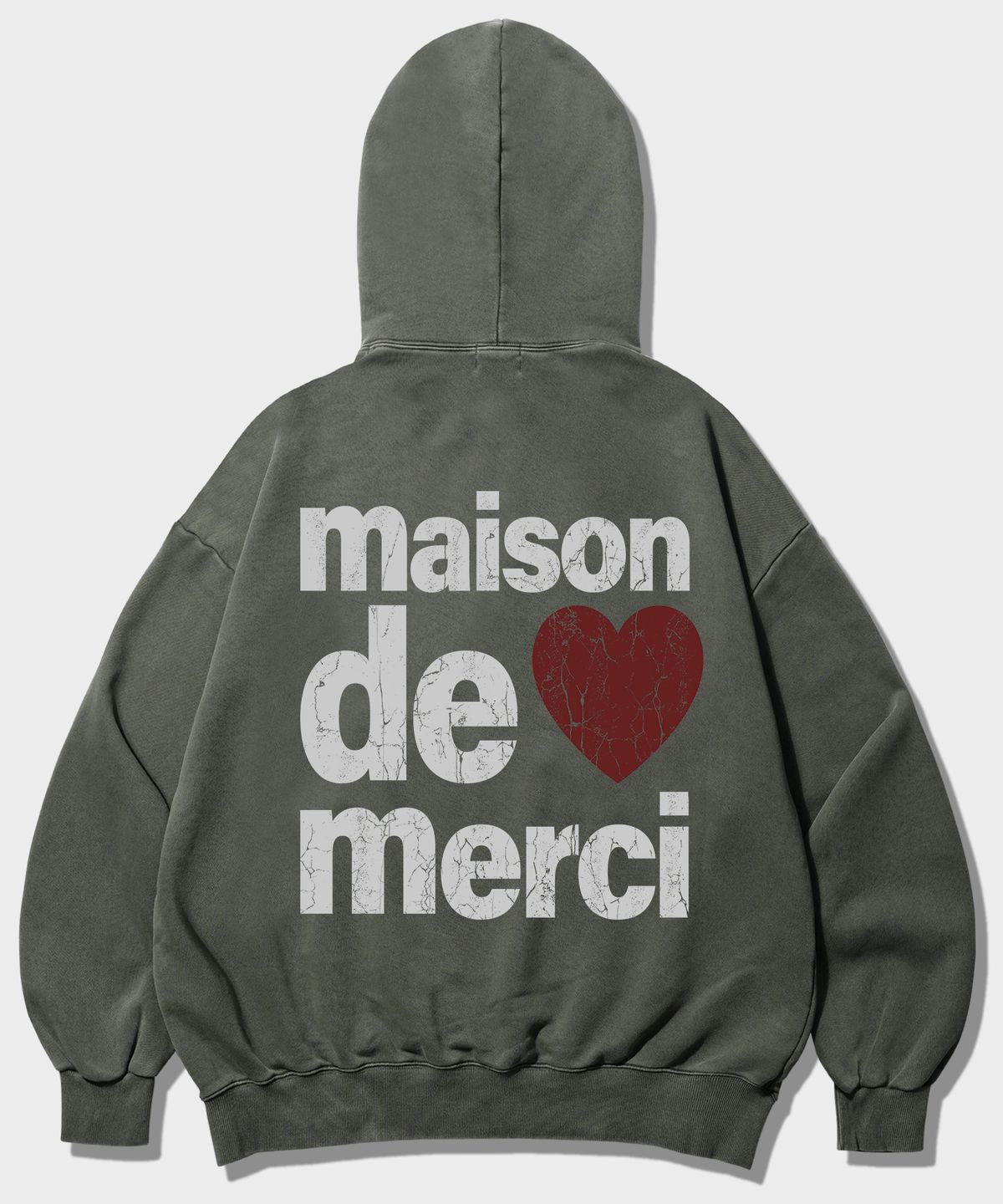 더마일(THEMILE) MAISON DE MERCI MILE  HOODIE [PIGMENT KHAKI]
