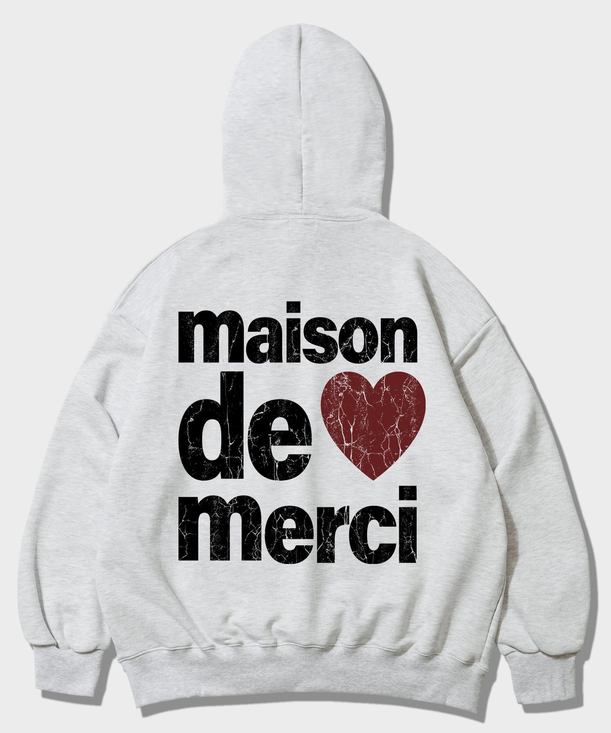 더마일(THEMILE) MAISON DE MERCI MILE  HOODIE [OATMEAL]