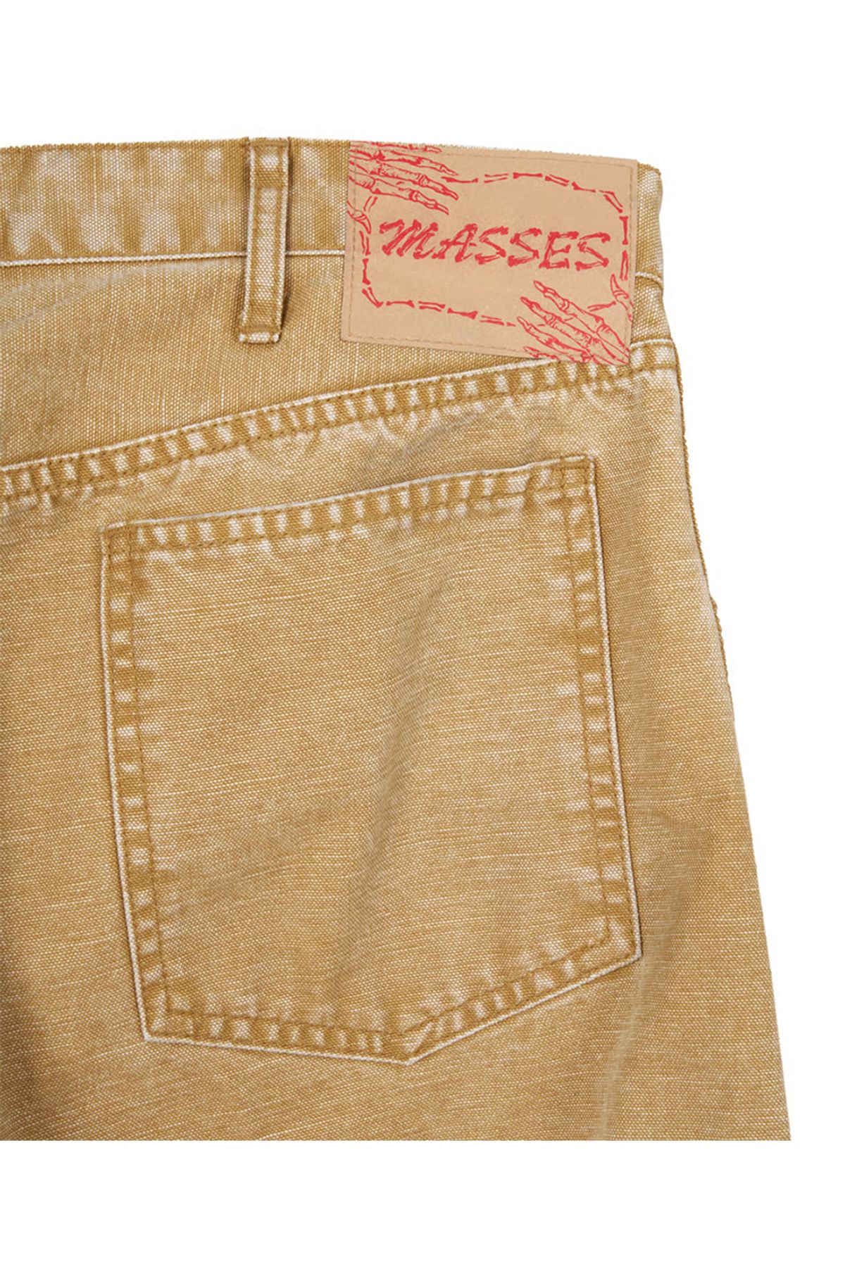 마시스(MASSES) DUCK 5P PANTS H.WASH - BROWN