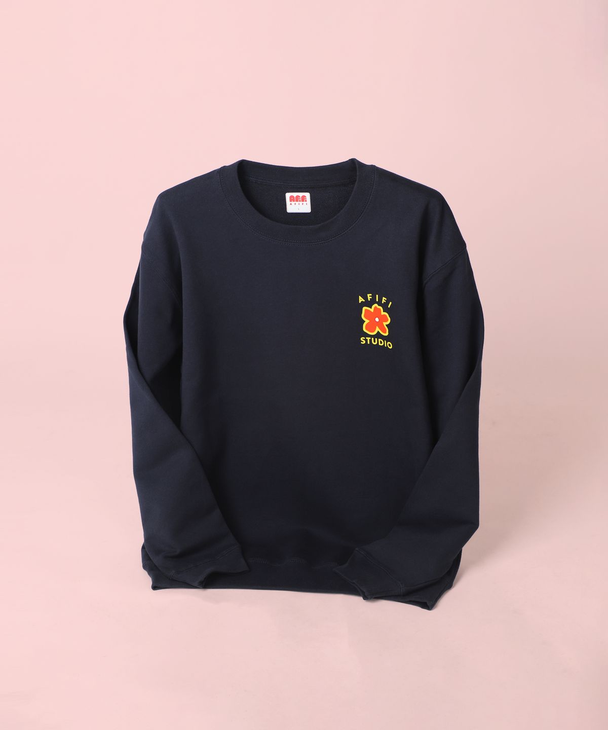 아피피(AFIFI) A.S.F SWEATSHIRT orange