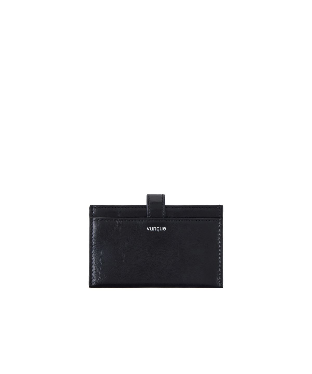 분크(VUNQUE) Magpie Soft Accoridon Card Wallet (맥파이 소프트 아코디언 카드지갑) Black