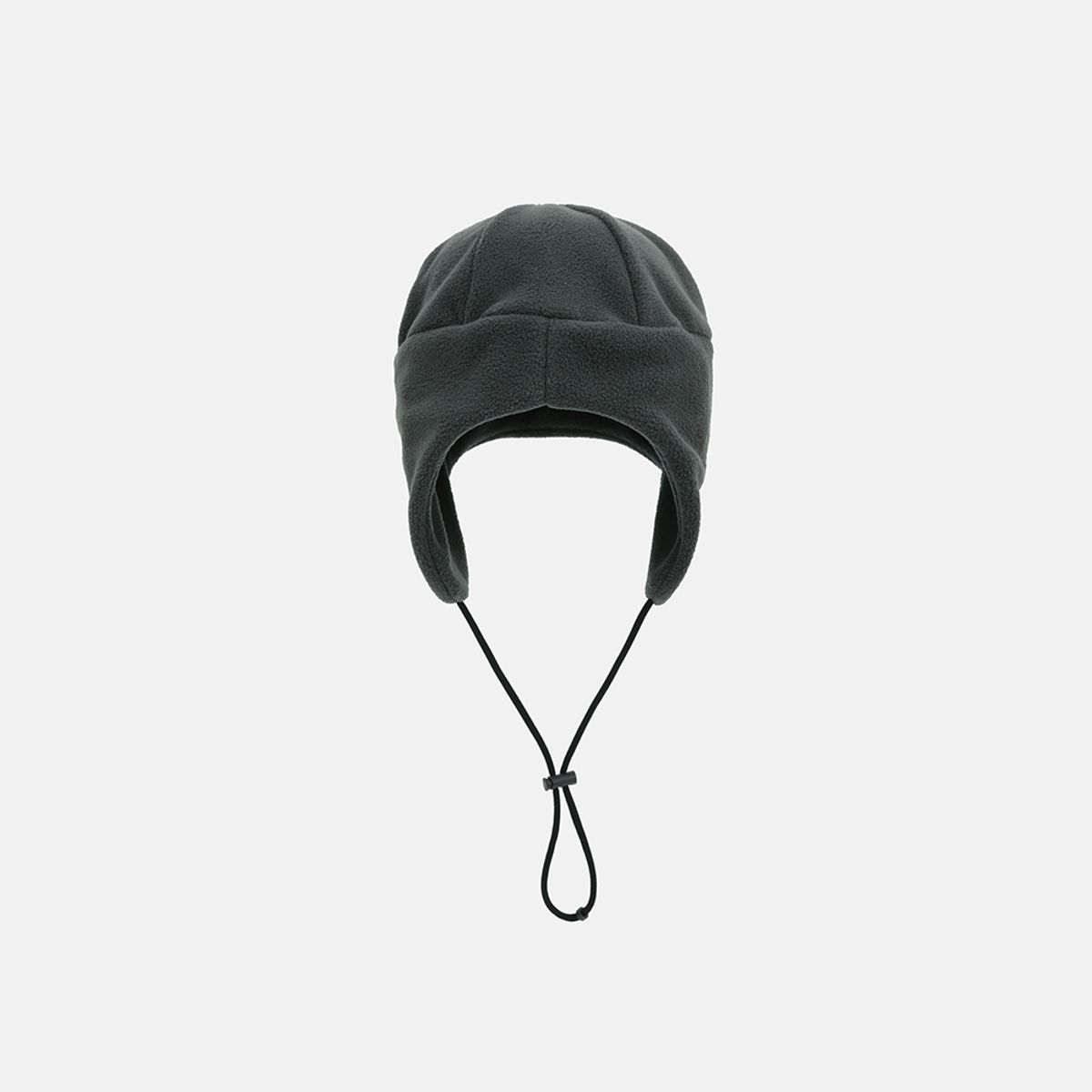 엠피티유(MPTU) [AW25] ACADEMY FLEECE EARFLAP BEANIE / CHARCOAL