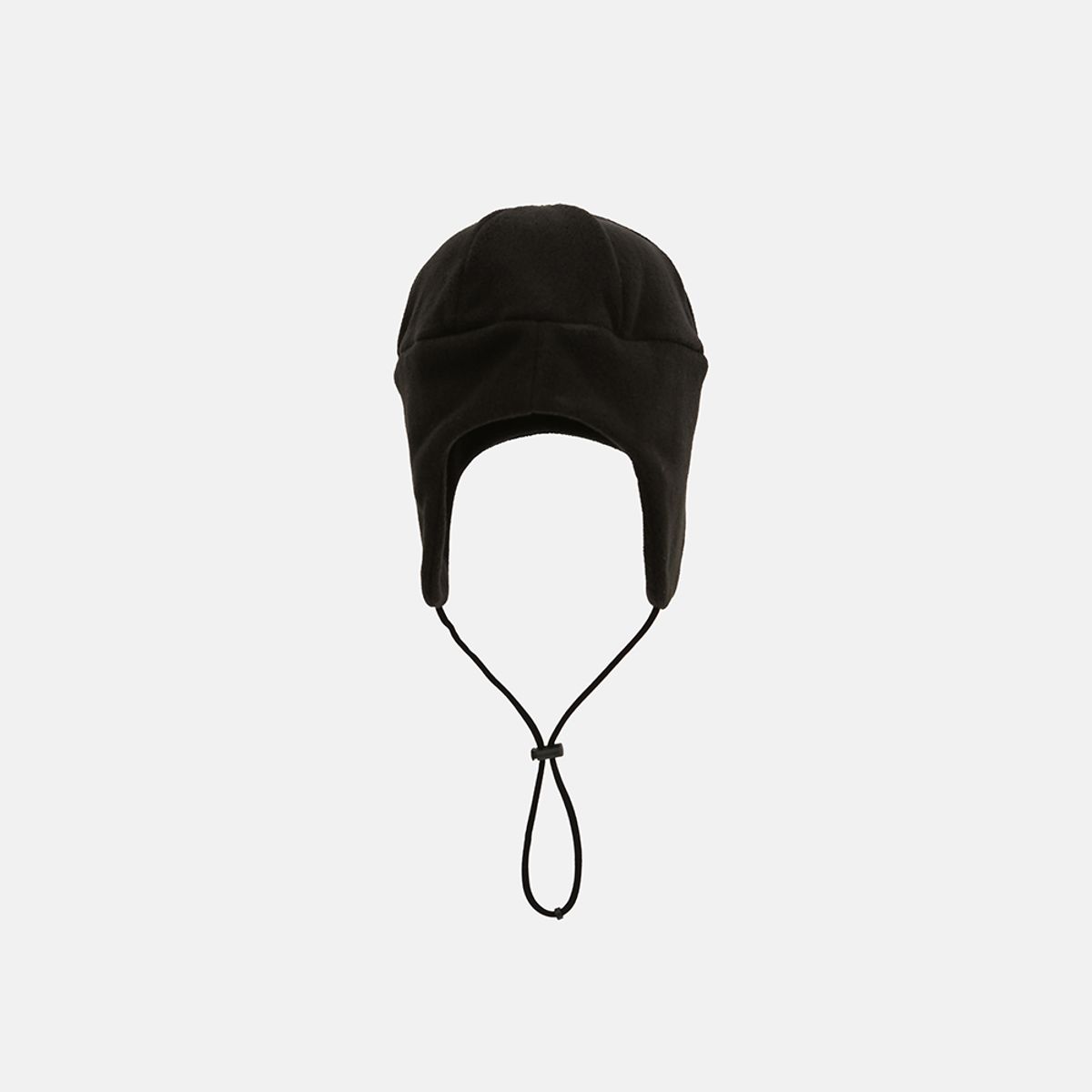 엠피티유(MPTU) [AW25] ACADEMY FLEECE EARFLAP BEANIE / BLACK