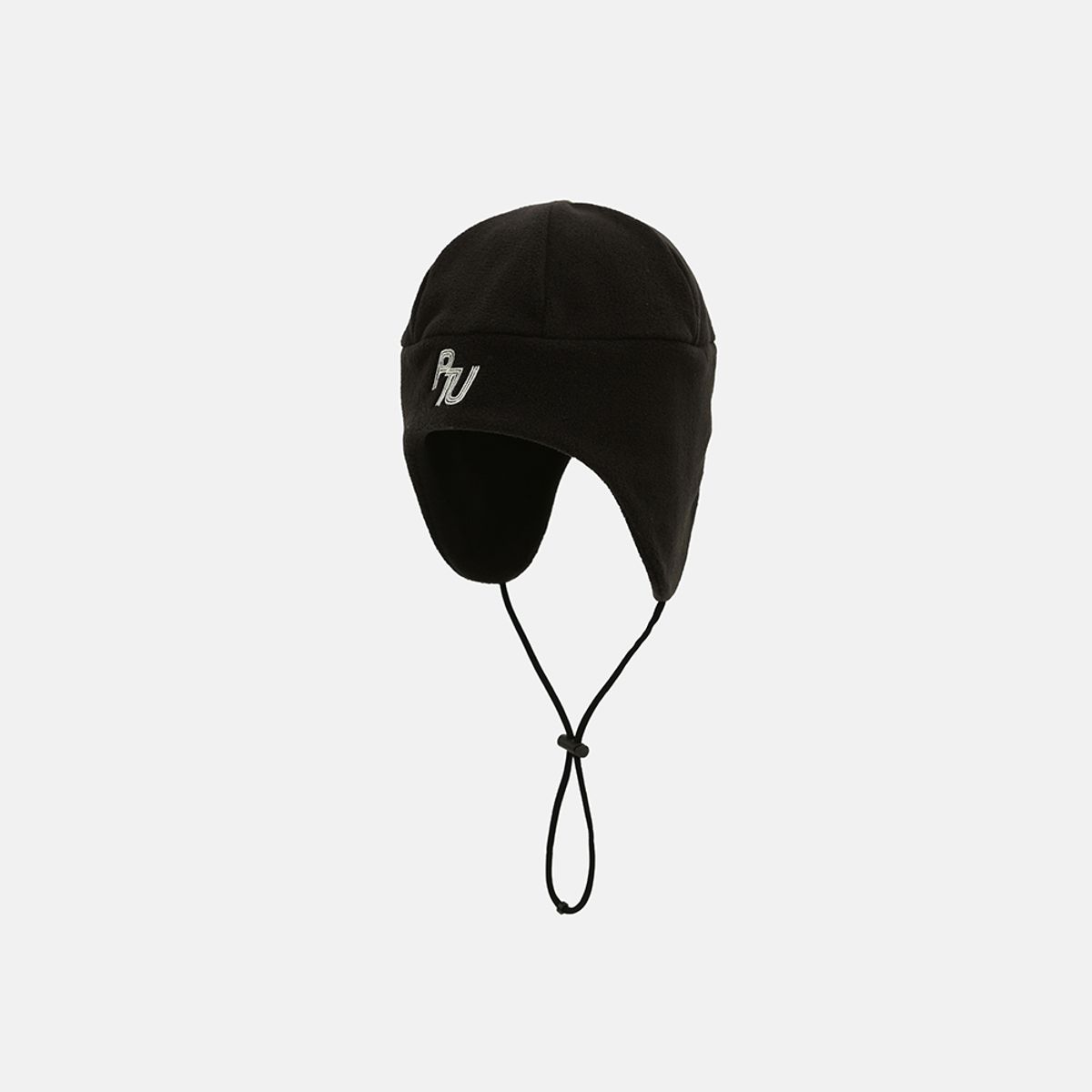 엠피티유(MPTU) [AW25] ACADEMY FLEECE EARFLAP BEANIE / BLACK