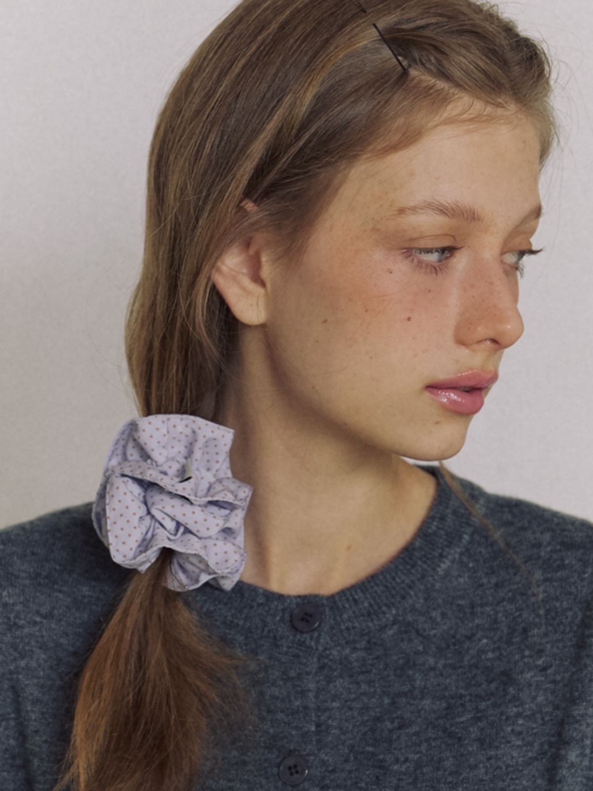 카인더베이비(KINDABABY) retro dotty scrunch - lavender