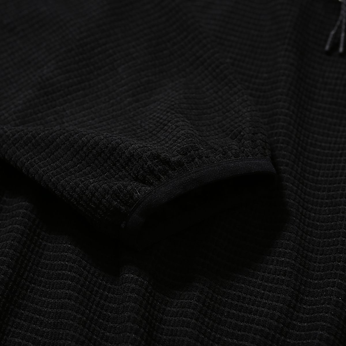 엠피티유(MPTU) [AW25] SQUARE FLEECE HALF-ZIP / BLACK