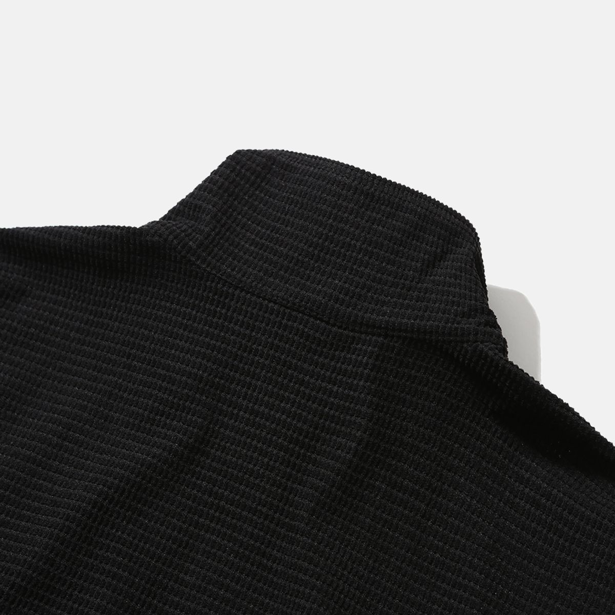 엠피티유(MPTU) [AW25] SQUARE FLEECE HALF-ZIP / BLACK