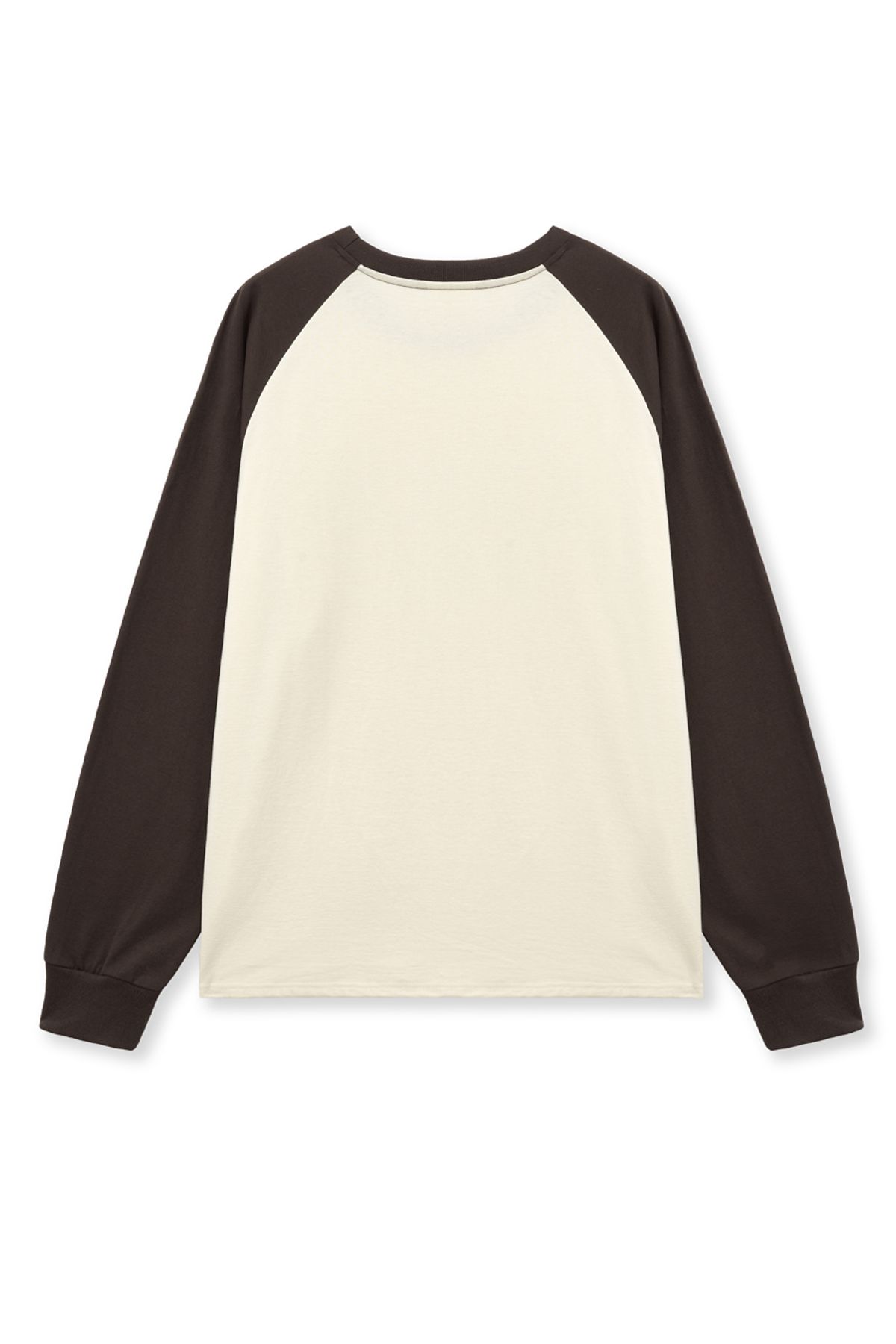 캑터스도넛마켓(CACTUSDONUTMARKET) Cactus Raglan Long Sleeve T-shirt-Brown