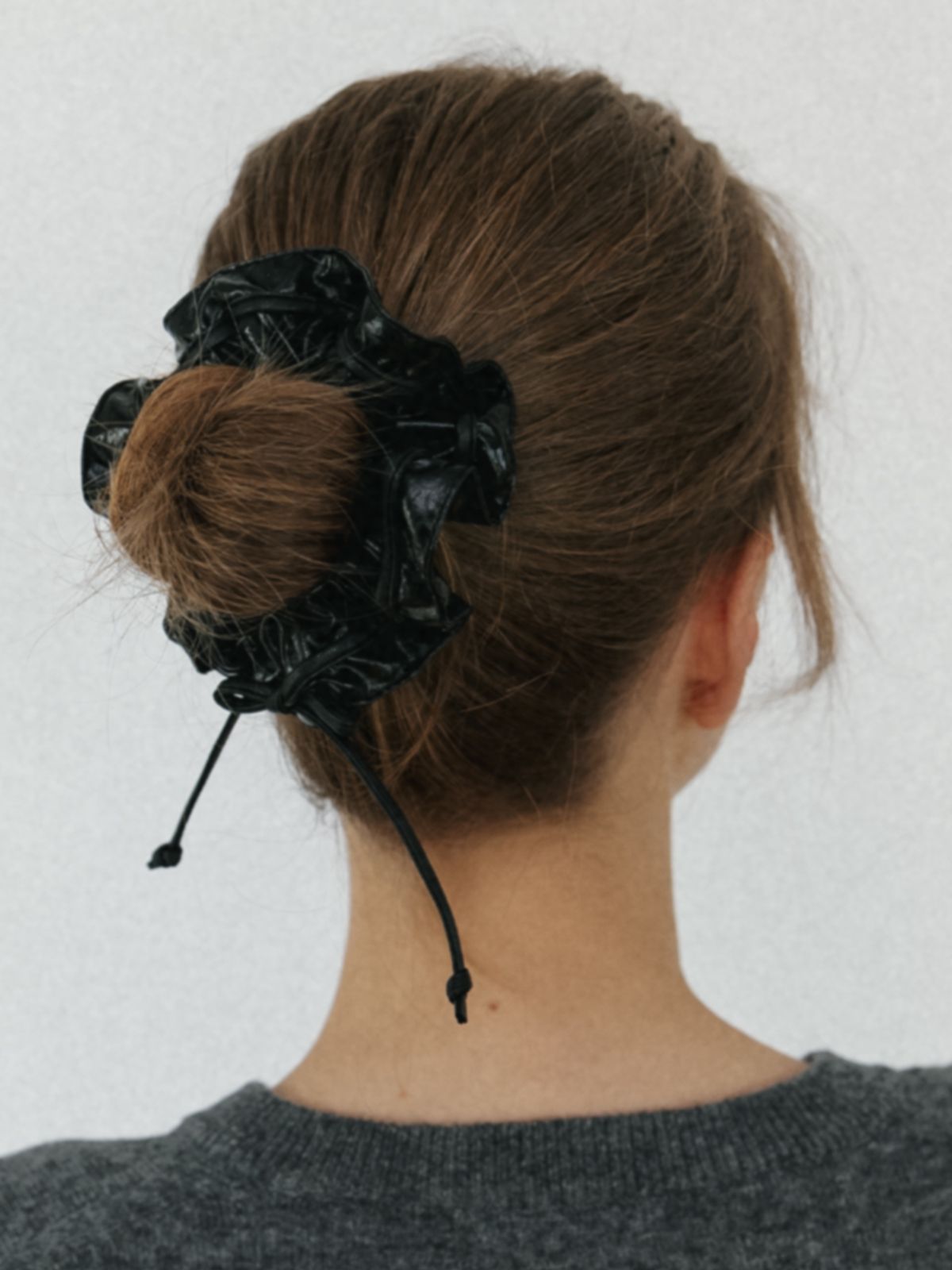 카인더베이비(KINDABABY) amour noir scrunch - black
