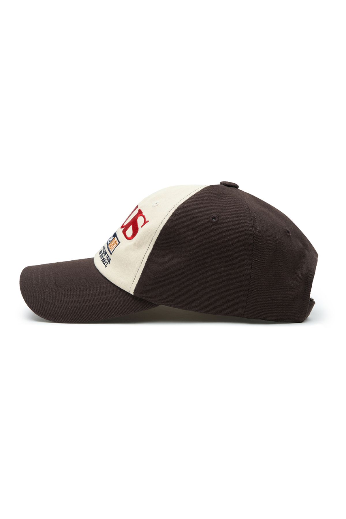 캑터스도넛마켓(CACTUSDONUTMARKET) Cactus Embroidery Two Tone Ball Cap-Brown