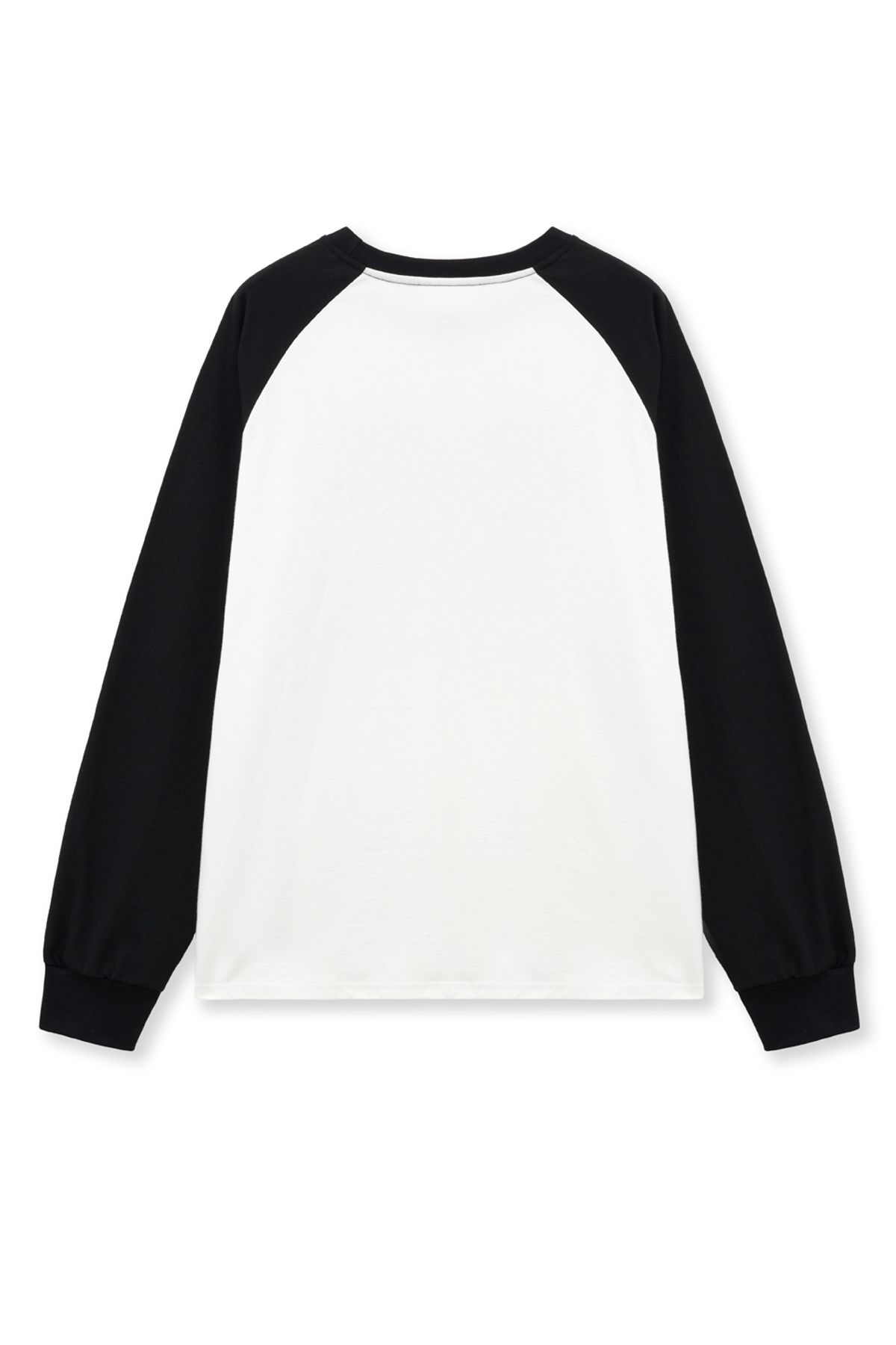 캑터스도넛마켓(CACTUSDONUTMARKET) Cactus Raglan Long Sleeve T-shirt-Black