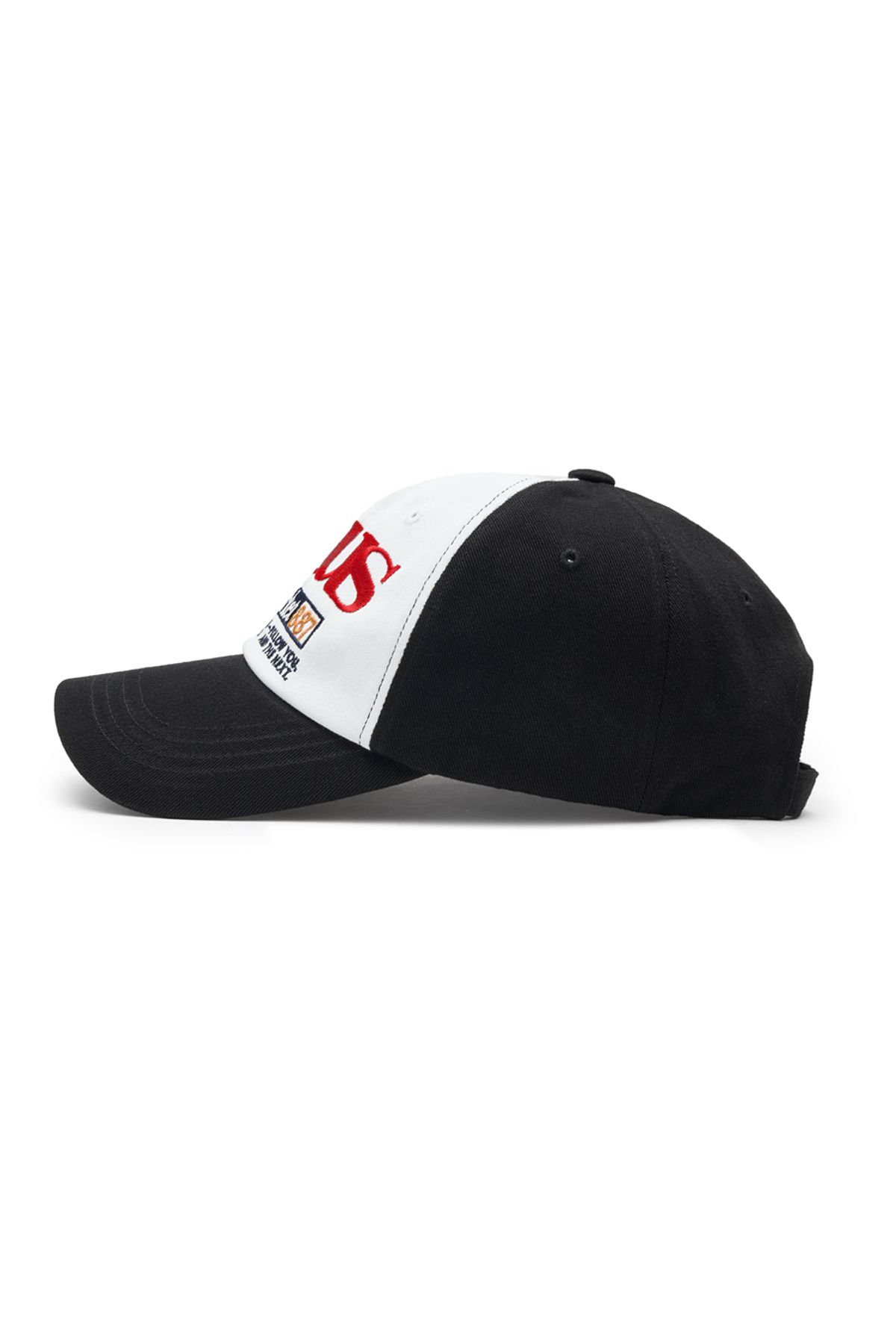 캑터스도넛마켓(CACTUSDONUTMARKET) Cactus Embroidery Two Tone Ball Cap-Black