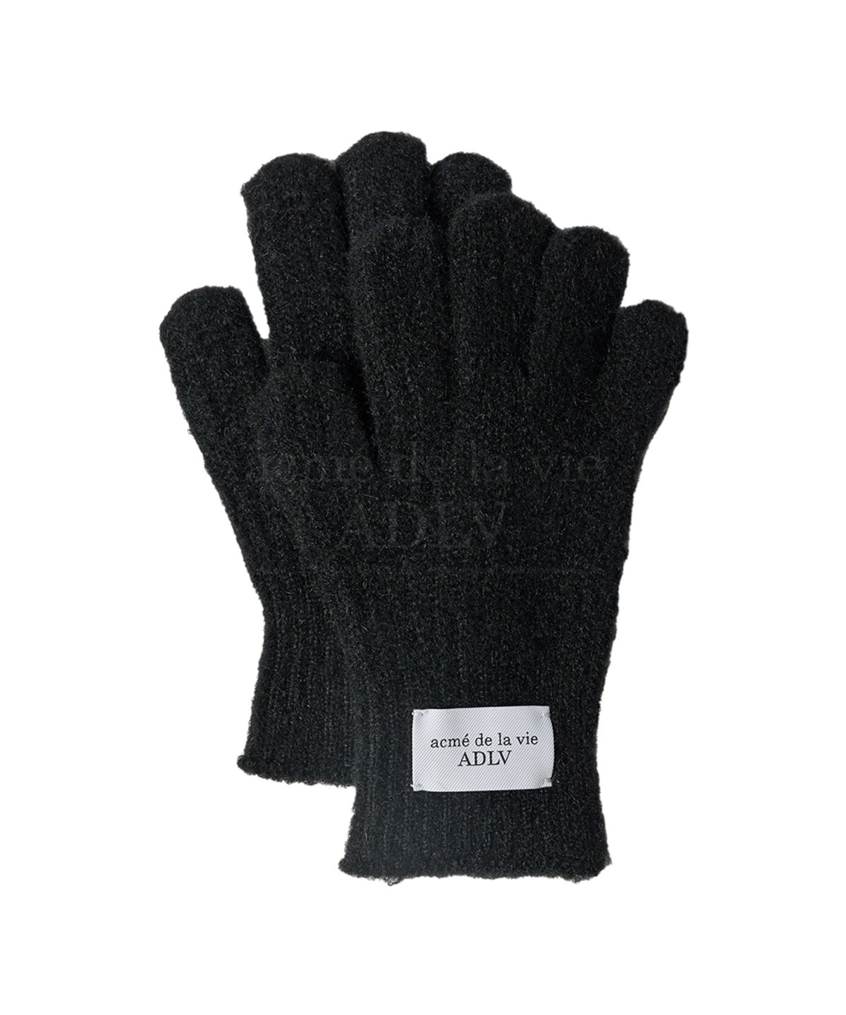 아크메드라비(ACME DE LA VIE) BASIC LOGO LABEL POINT KNIT GLOVES (3COLOR)