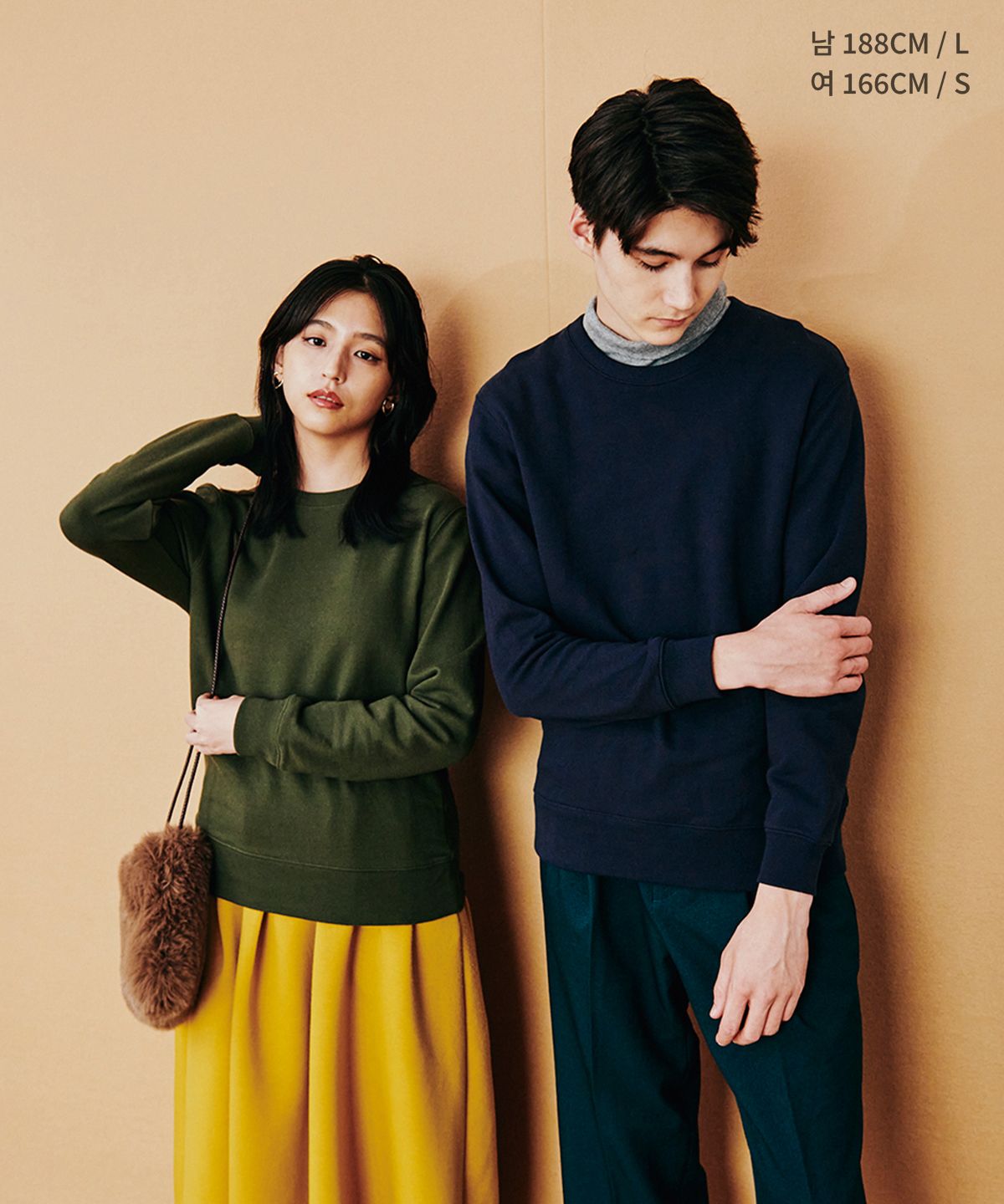 프린트스타(PRINTSTAR) 베이직 오버핏 기모 8.4oz 스웨트 셔츠 맨투맨 - 6 COLOR