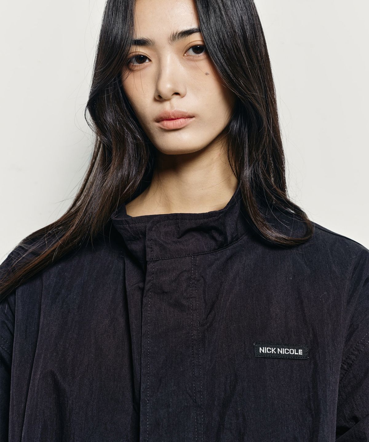 닉앤니콜(NICK&NICOLE) SAFARI DOUBLE BOMBER JUMPER_BLACK