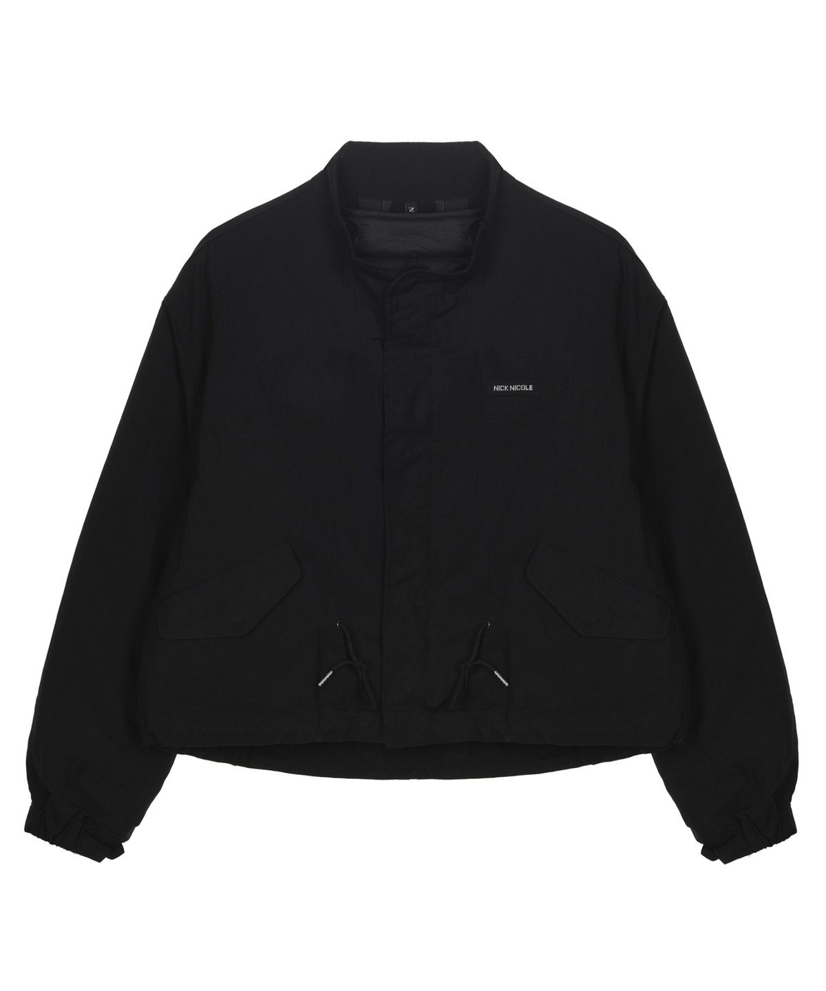 닉앤니콜(NICK&NICOLE) SAFARI DOUBLE BOMBER JUMPER_BLACK