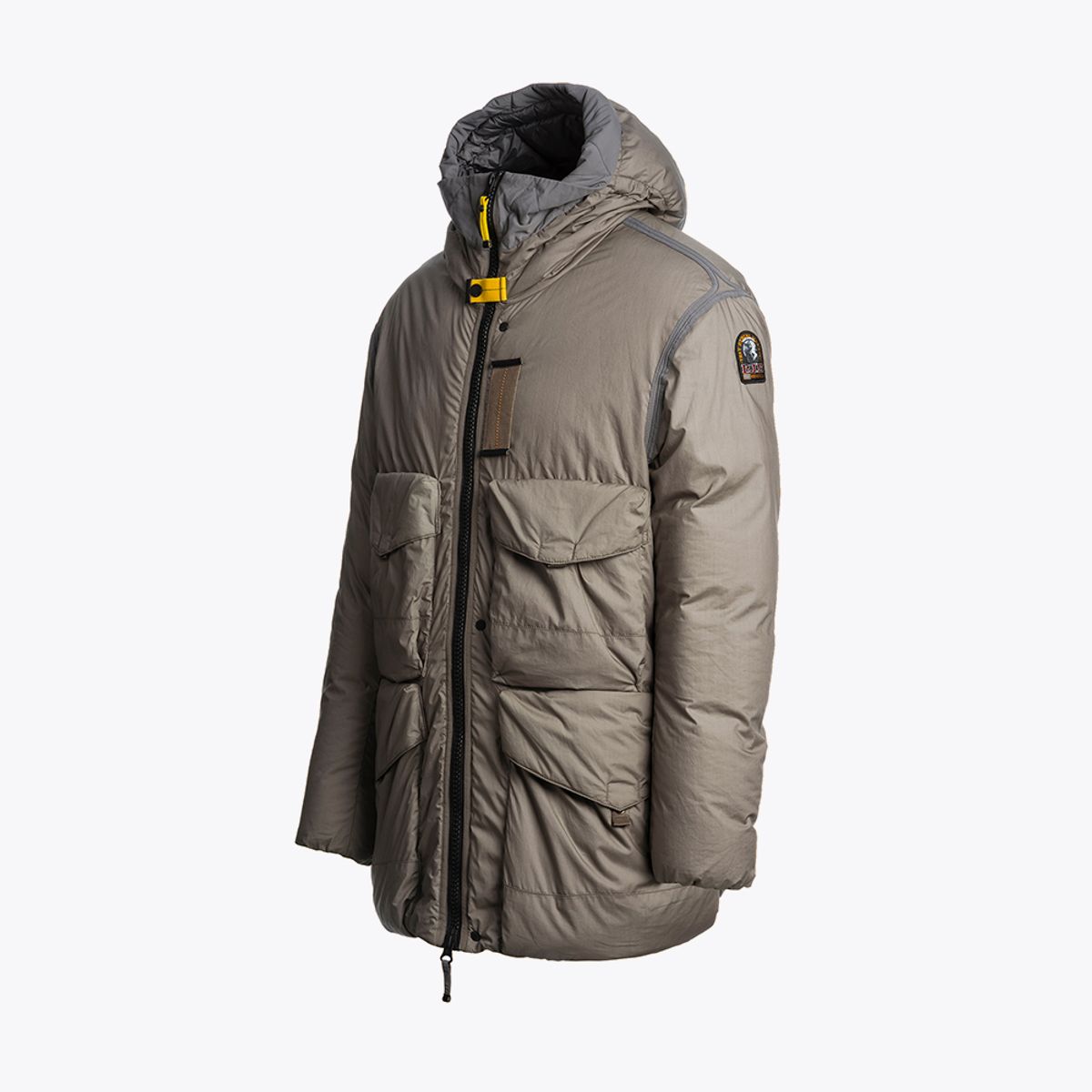 파라점퍼스(PARA JUMPERS) 남성 후드 패딩 재킷 알베스톤-Olive Grey/Pewter (25WMPMJKNA02PJB035)