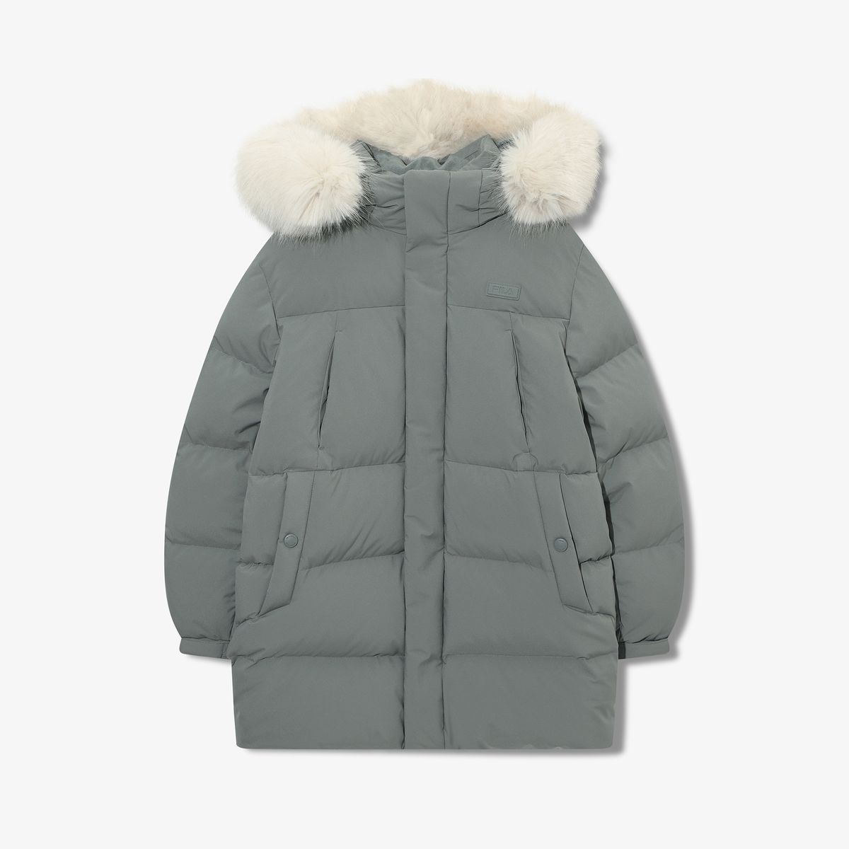 휠라 키즈(FILA KIDS) 세미롱 퍼 덕다운