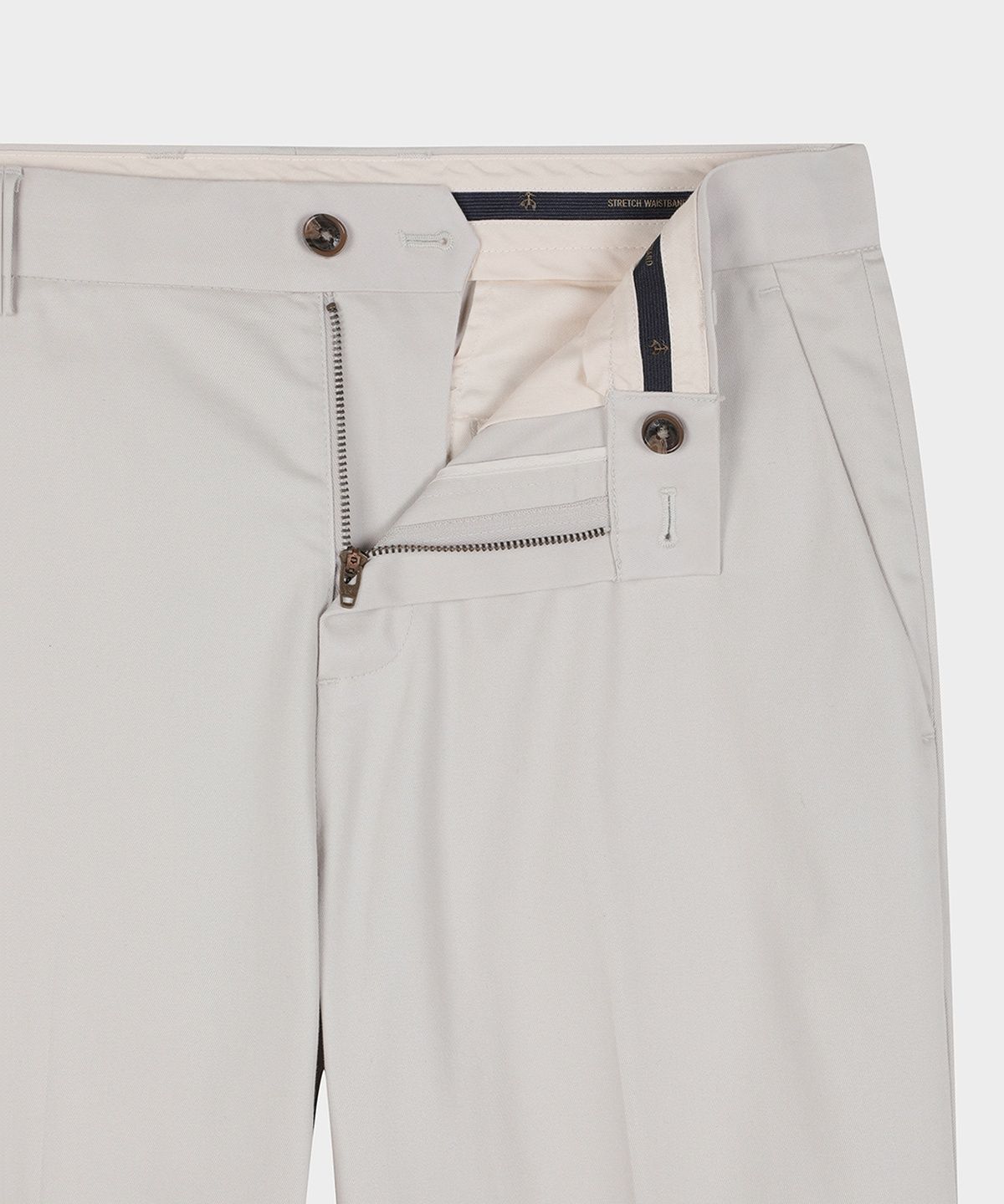 브룩스 브라더스(BROOKS BROTHERS) 레귤러핏 코튼 스트레치 어드밴티지 치노 (스톤) (BBPCMFZ502)