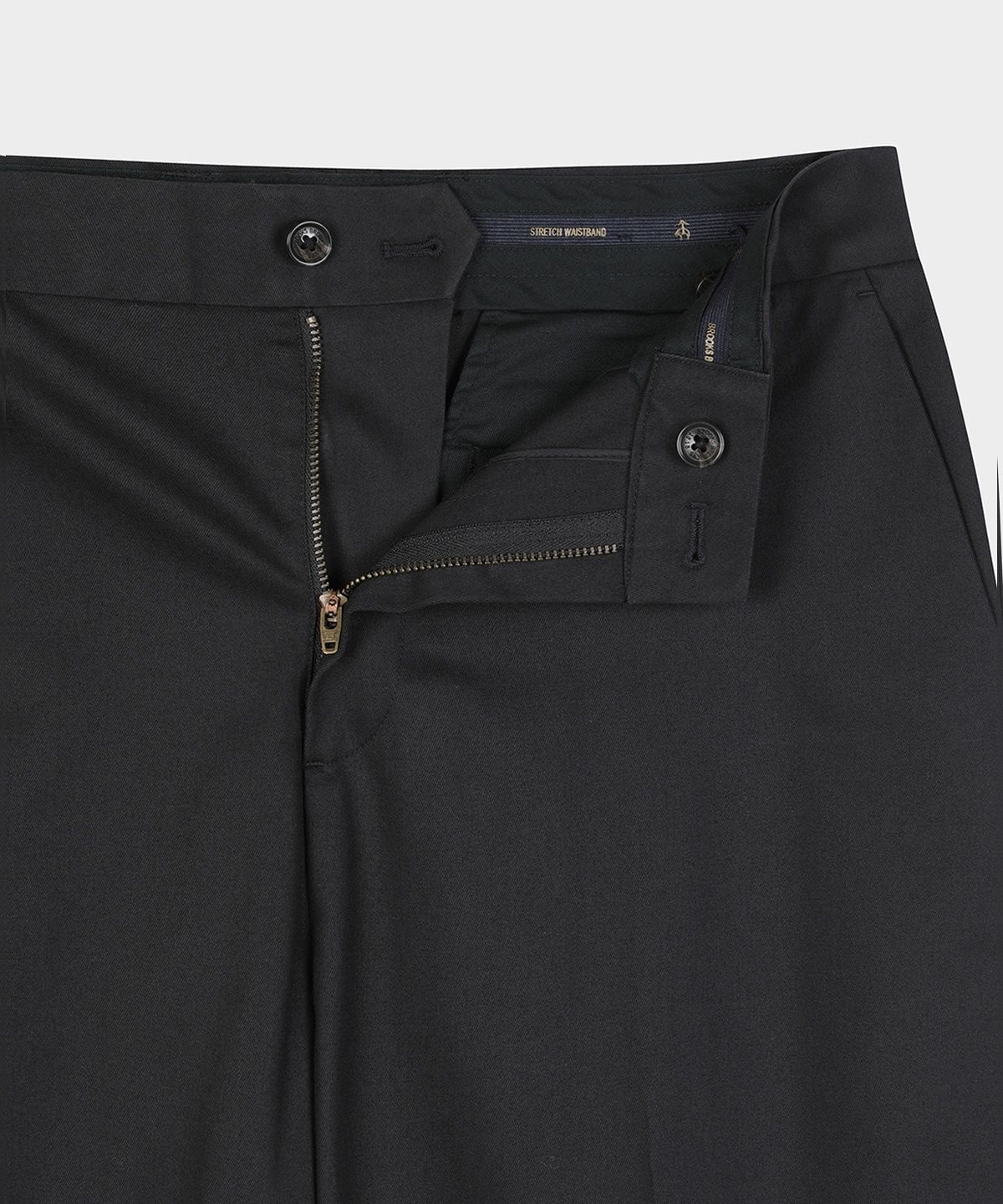 브룩스 브라더스(BROOKS BROTHERS) 슬림핏 코튼 스트레치 어드밴티지 치노 (블랙) (BBPCMFZ501)