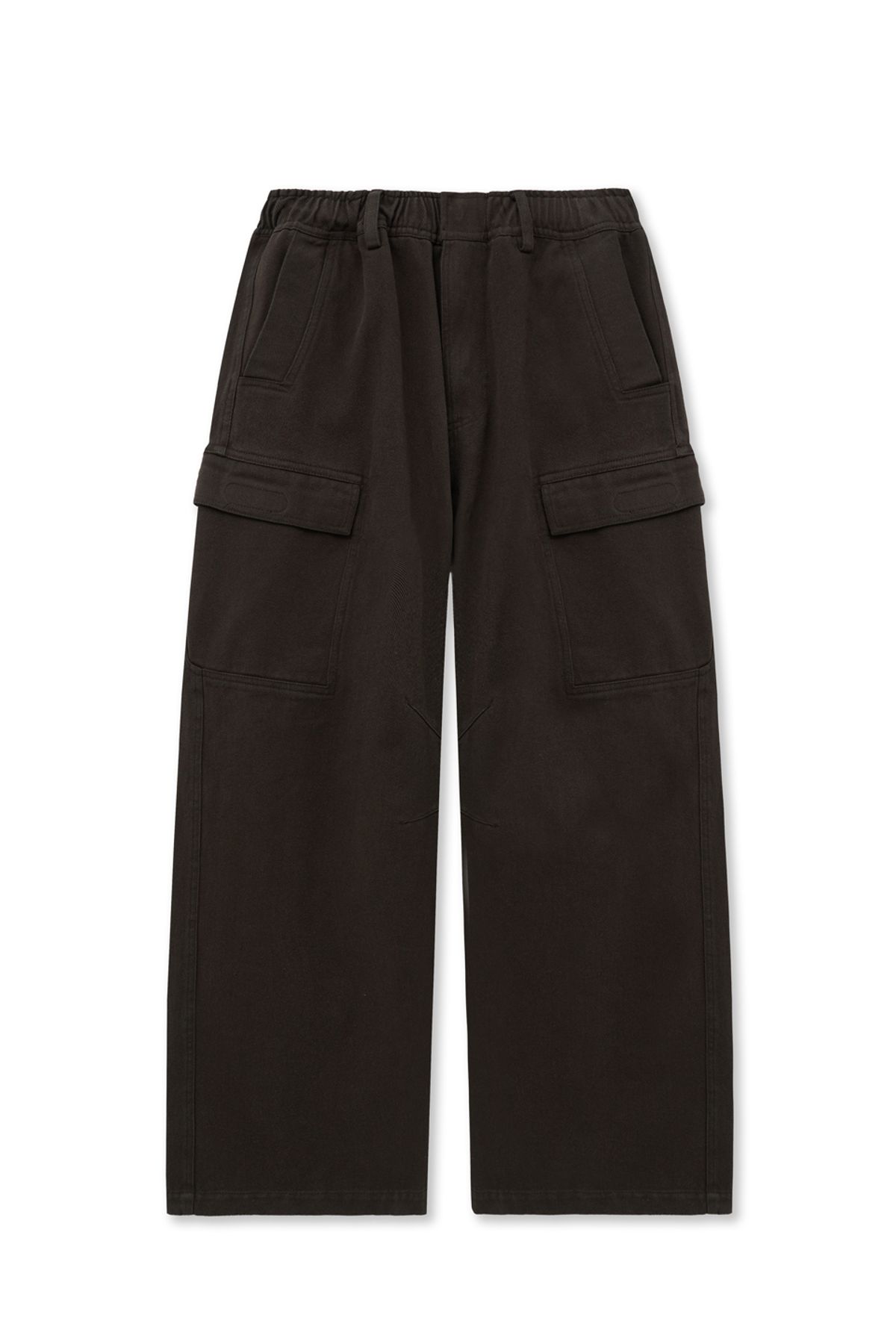캑터스도넛마켓(CACTUSDONUTMARKET) Bold Embroidery Cargo Pants-Khaki