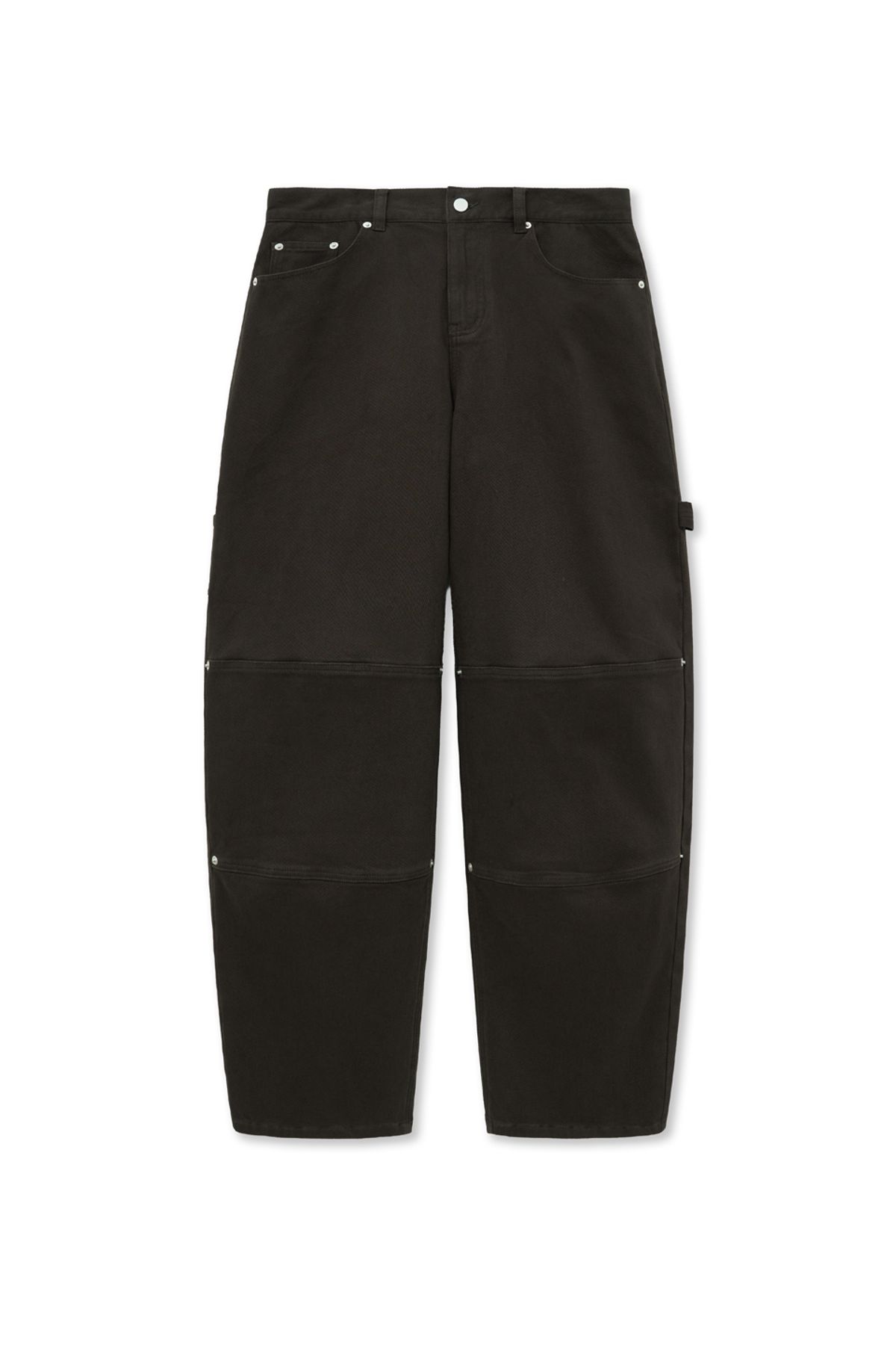 캑터스도넛마켓(CACTUSDONUTMARKET) Rivet Embroidery Carpenter Trouser-Khaki