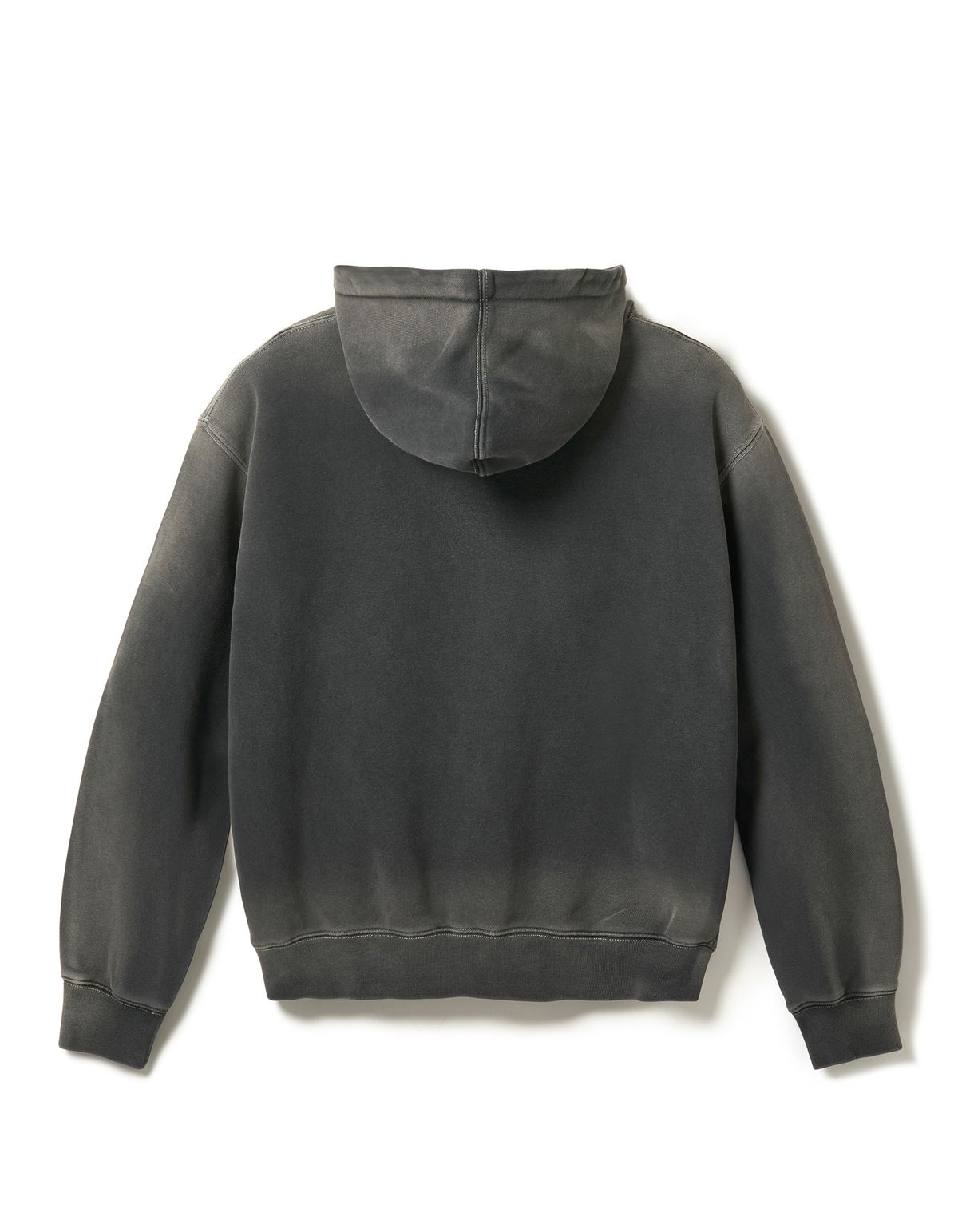로어즈(LORES) Script Dyed Hoodie - Charcoal