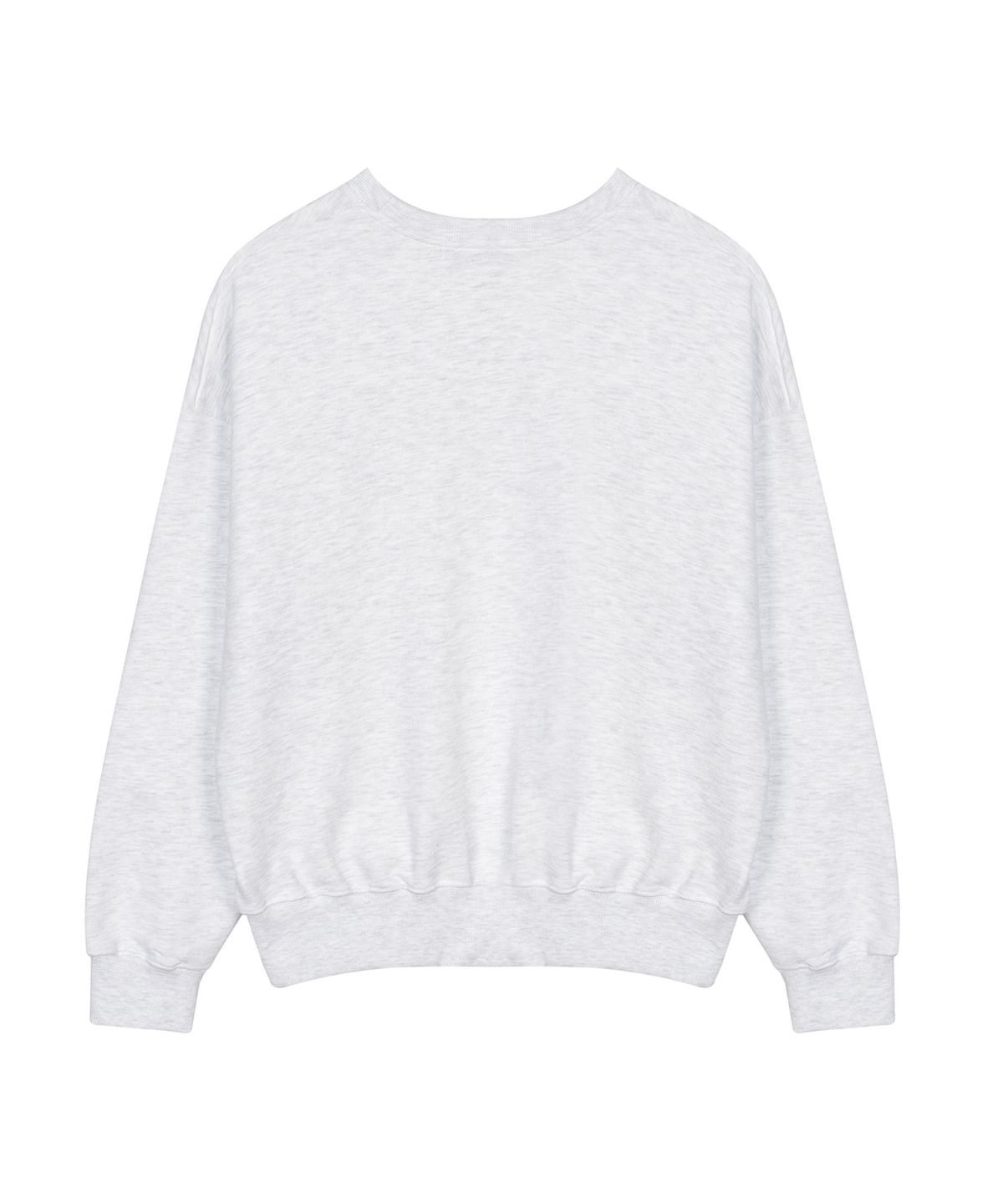 닉앤니콜(NICK&NICOLE) BUTTERFLY SIGNATURE SWEATSHIRT_MELANGE SILVER