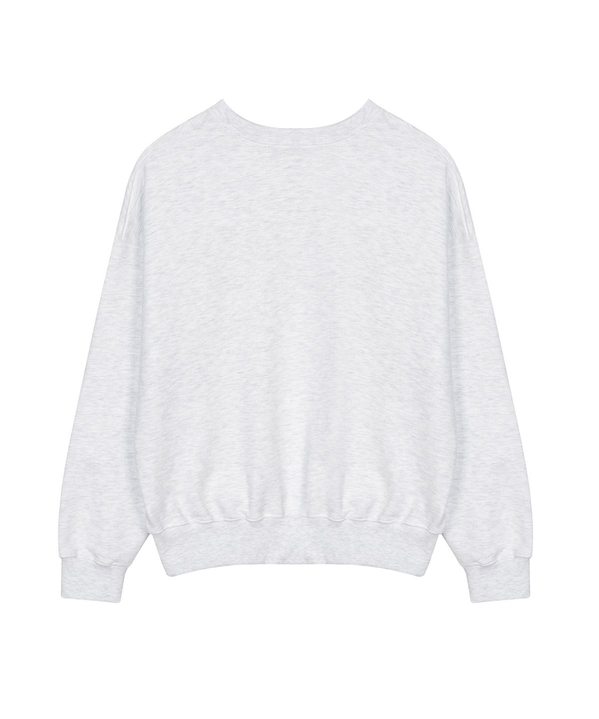 닉앤니콜(NICK&NICOLE) BUTTERFLY SIGNATURE SWEATSHIRT_MELANGE BLACK