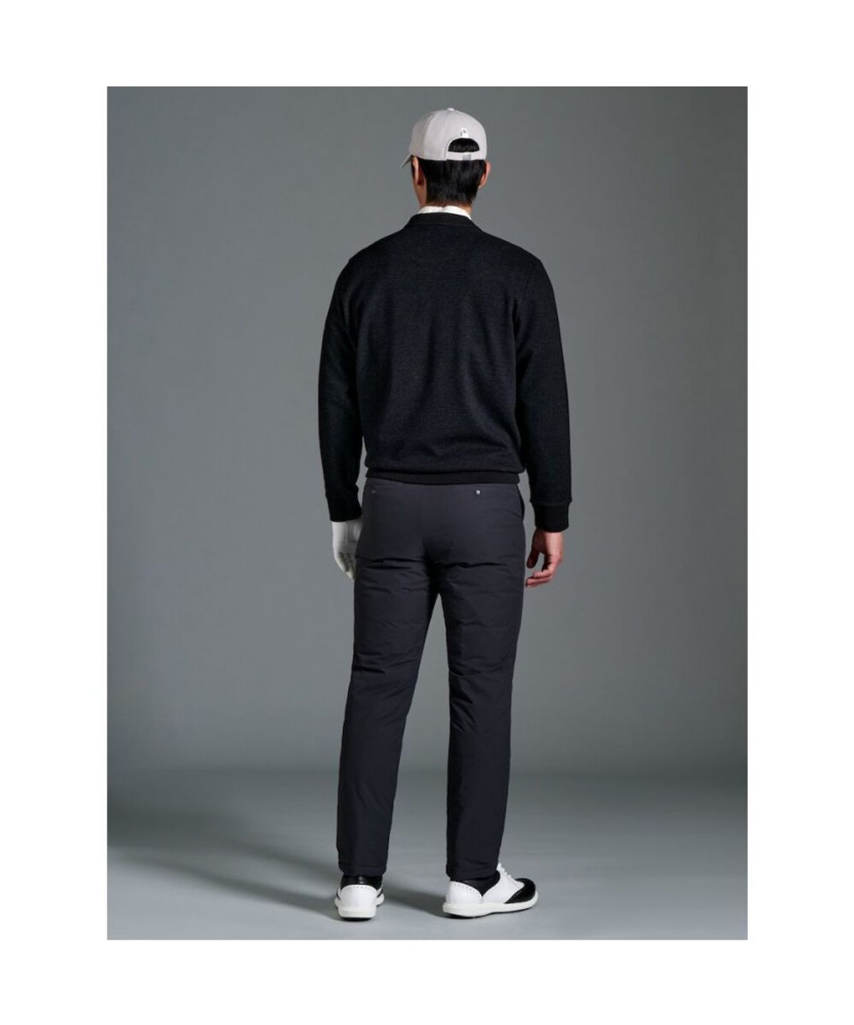 빈폴골프(BEANPOLE GOLF) 남성 하운드 투스 스웨트 셔츠 - 애쉬