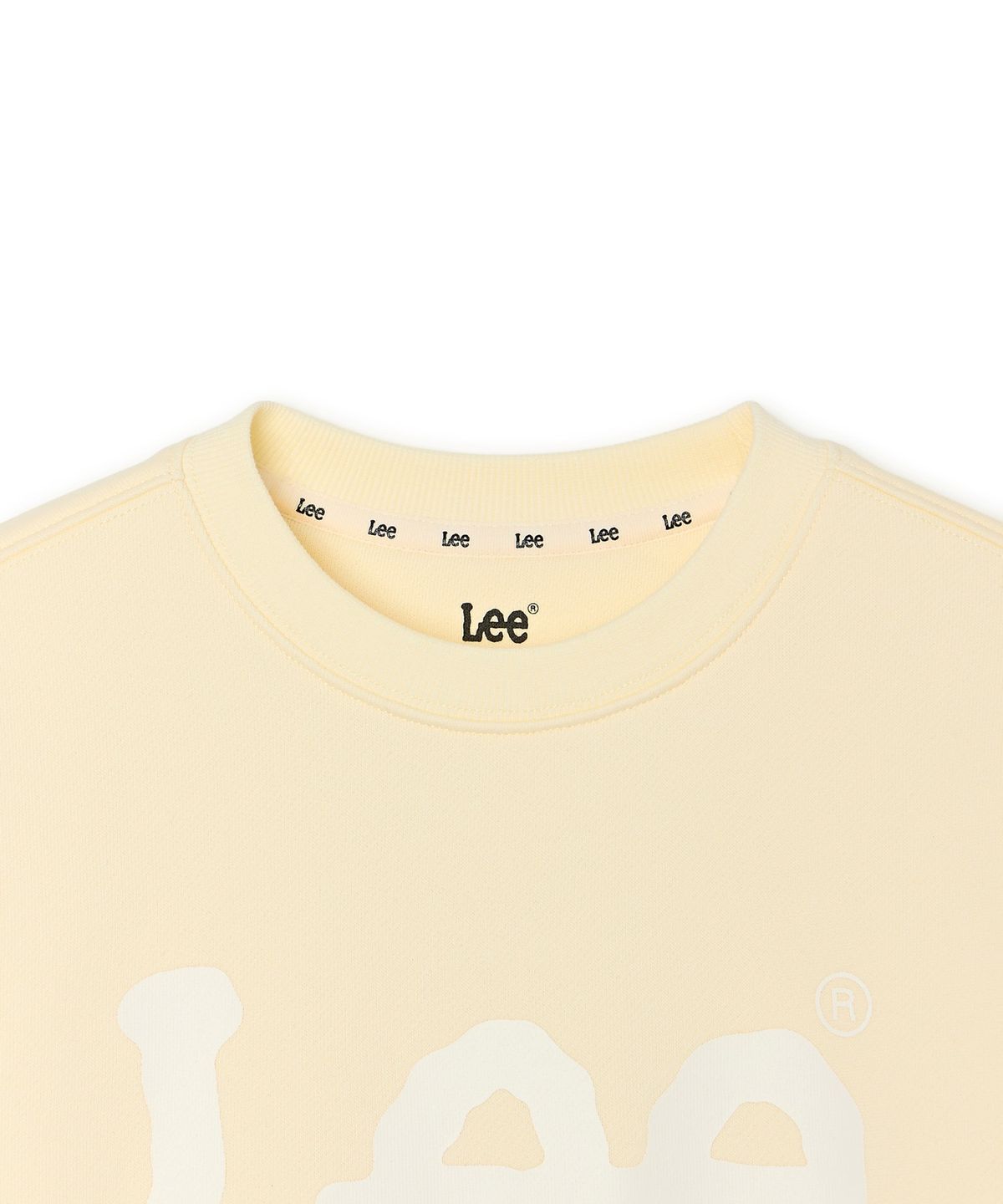 리 키즈(LEE KIDS) 에센셜 빅트위치 맨투맨 라이트옐로우 LK2601CR21LY