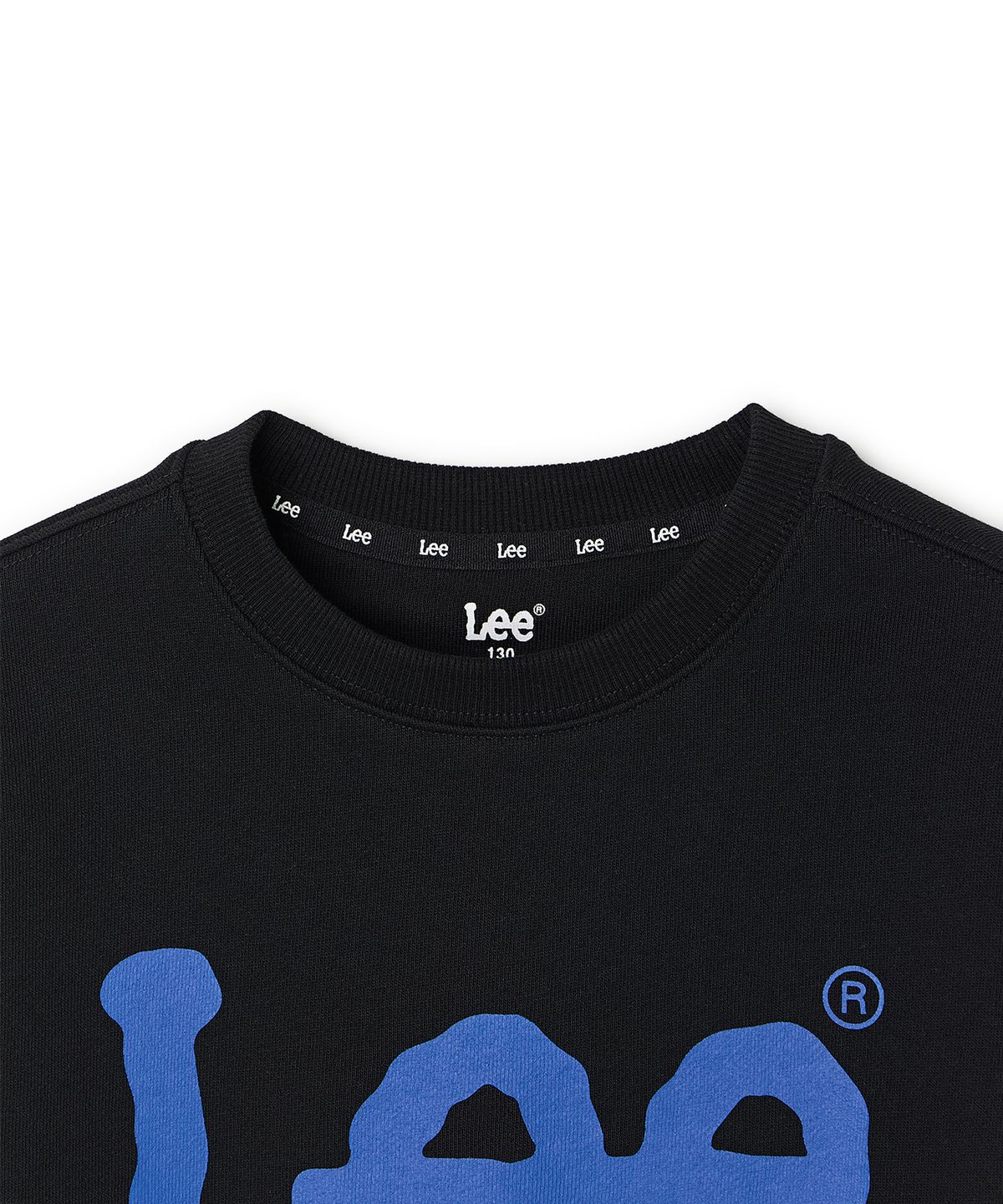 리 키즈(LEE KIDS) 에센셜 빅트위치 맨투맨 블랙 LK2601CR01BK