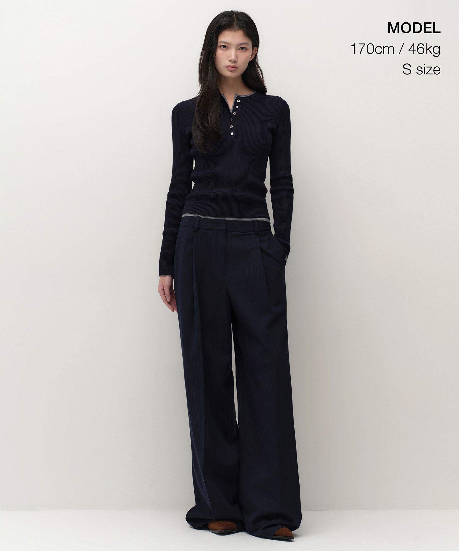 MUSINSA公式 | MUSINSA STANDARD WOMAN ウィメンズリブスリムヘンリー