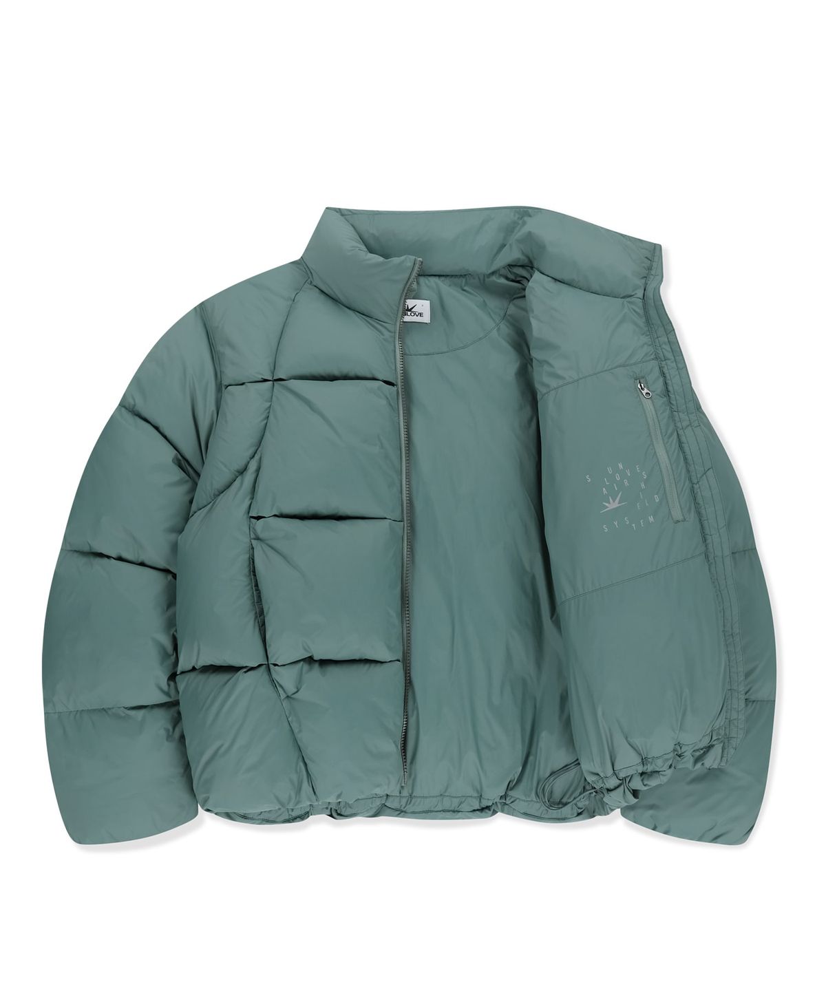 썬러브(SUNLOVE) Toray Slice Down Jacket Green