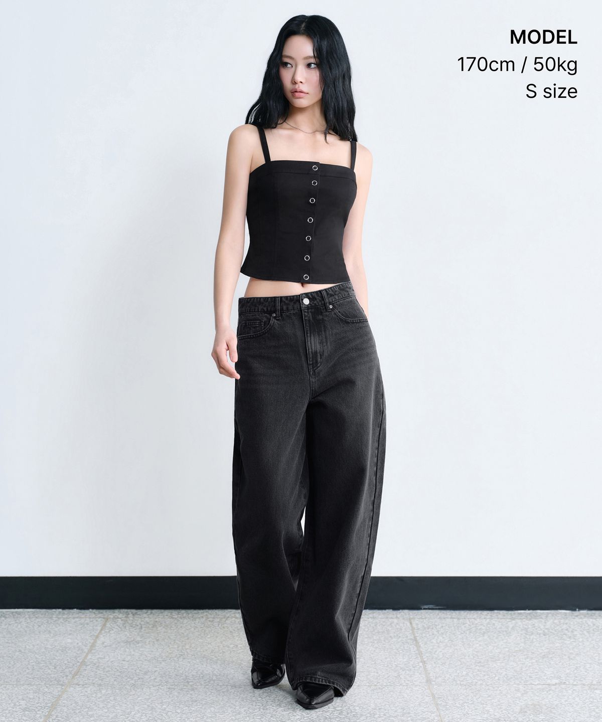 무신사 스탠다드 우먼(MUSINSA STANDARD WOMAN) [언바운드 걸] 우먼즈 뷔스티에 탑 [블랙]