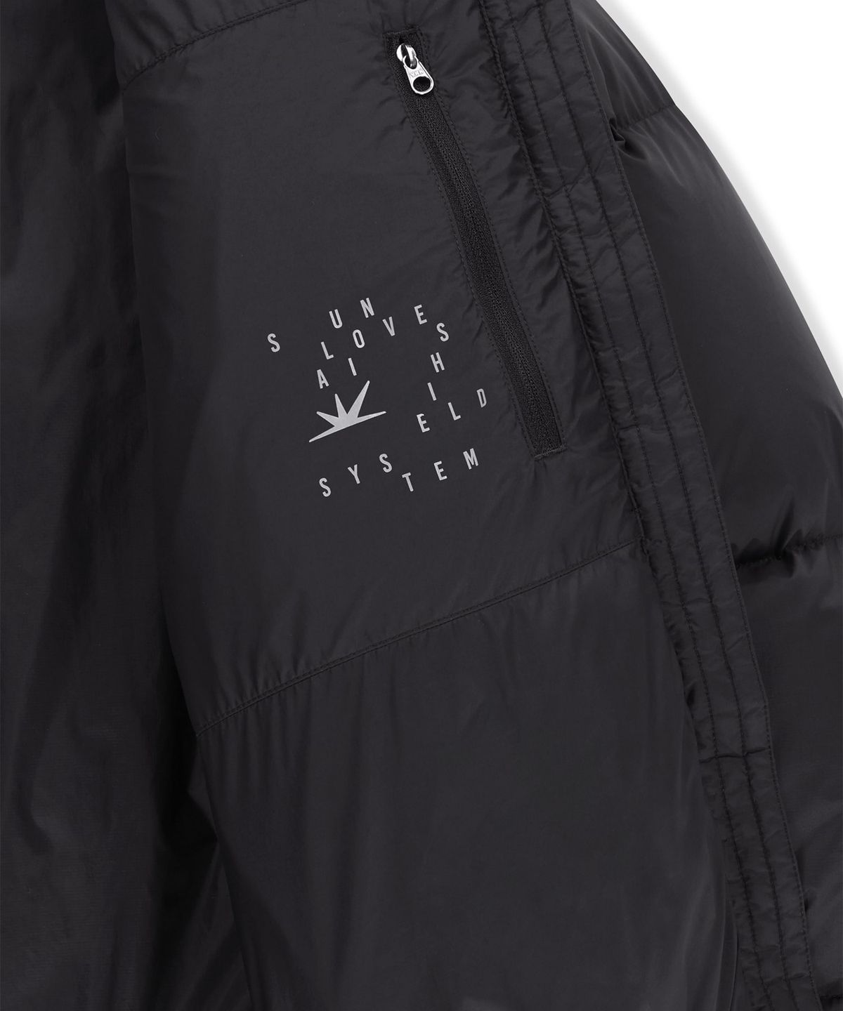 썬러브투어(SUNLOVETOUR) Toray Slice Down Jacket Black