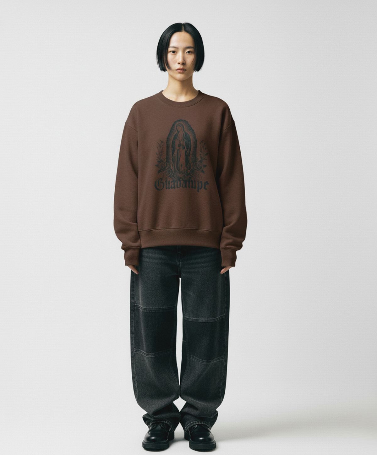 리브레너(REBRENNER) DTG 과달 스탠다드 스웻셔츠 그레이