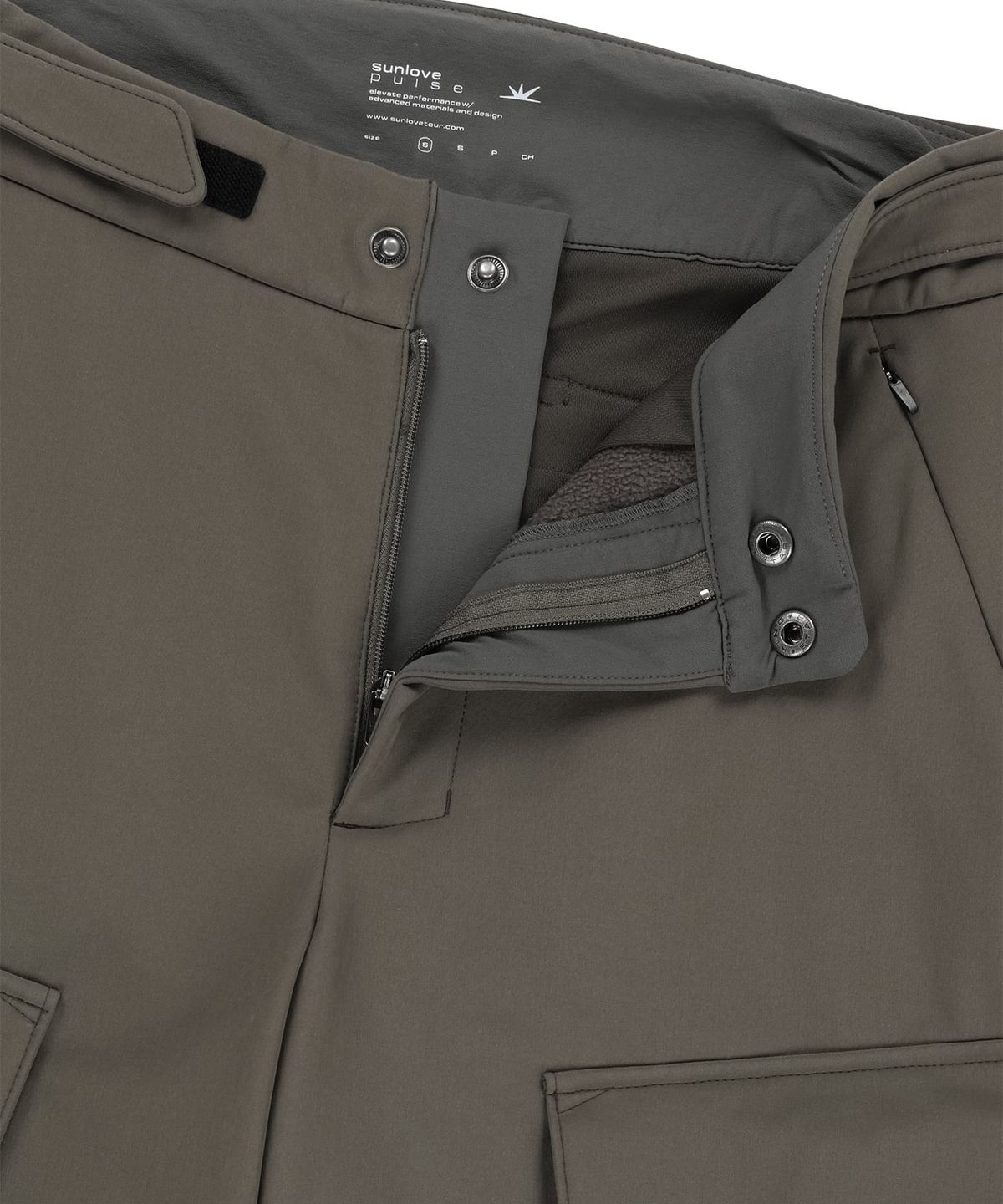 썬러브투어(SUNLOVETOUR) Velo Softshell Cargo Pants Brown