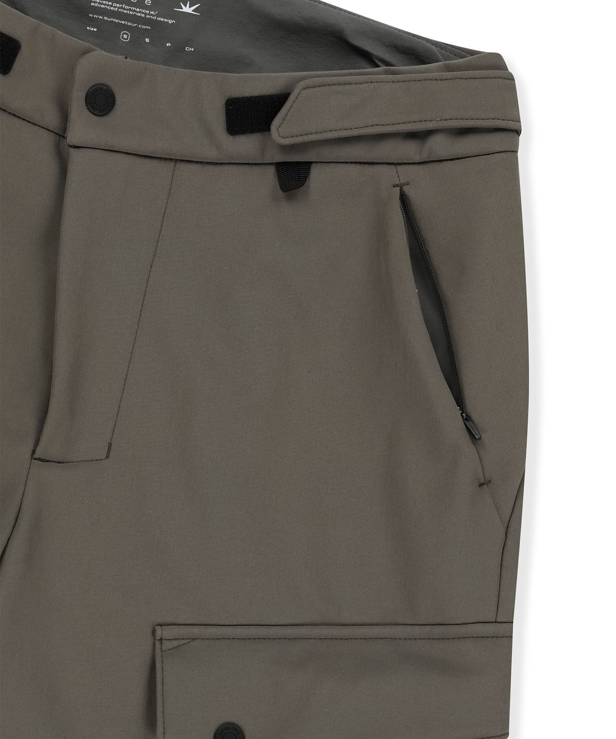 썬러브투어(SUNLOVETOUR) Velo Softshell Cargo Pants Brown