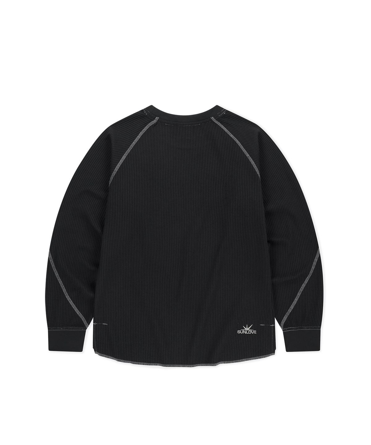 썬러브투어(SUNLOVETOUR) Aero Waffle LS Tee Black